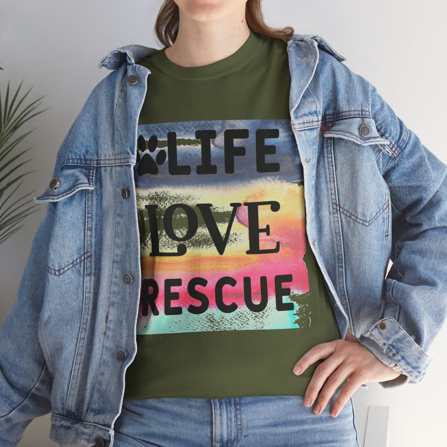 Life Love Rescue Unisex Heavy Cotton Tee