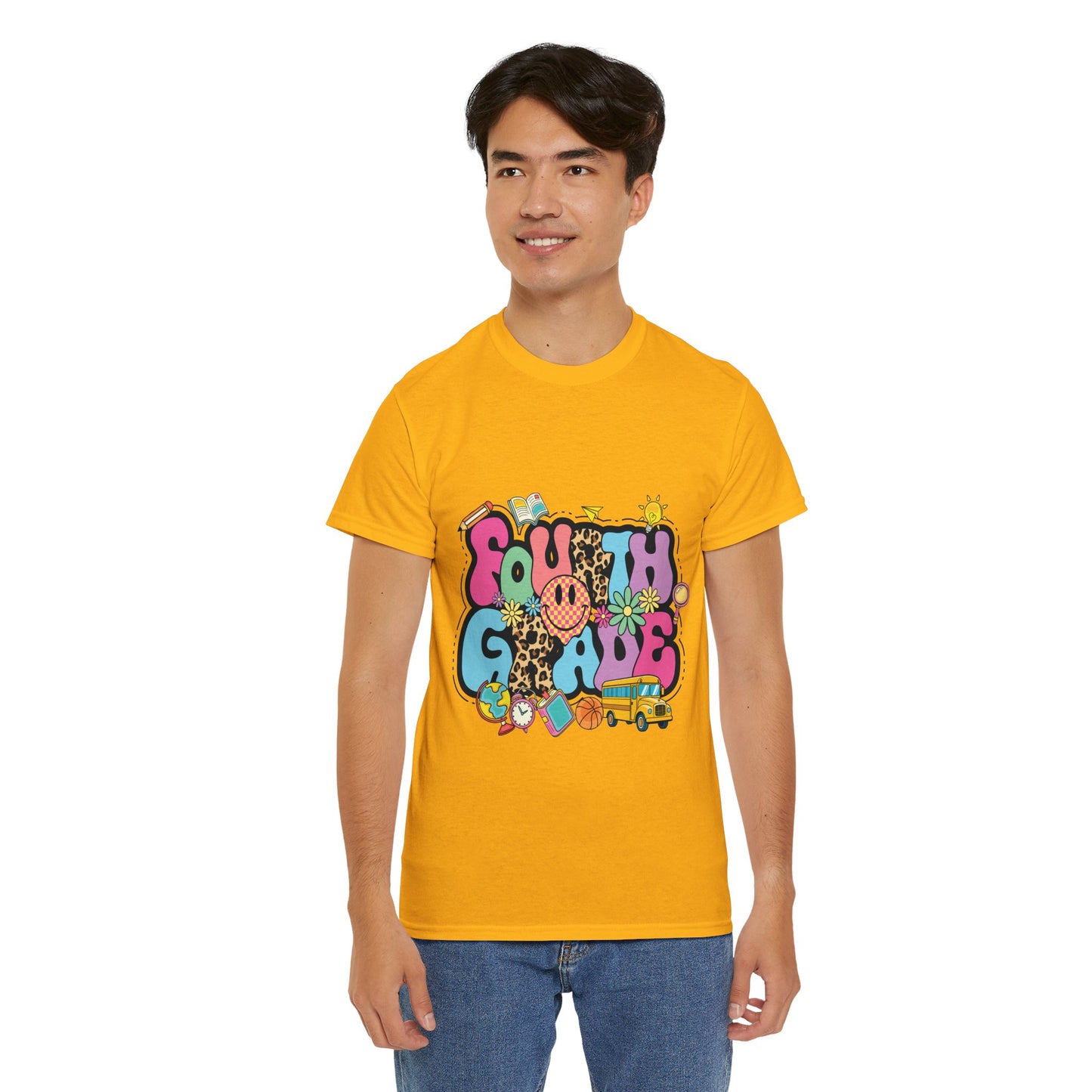 Fourth Grade Unisex Heavy Cotton Tee