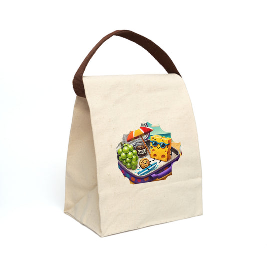 Beach Bag Lunch Canvas Lunch Bag With Strap