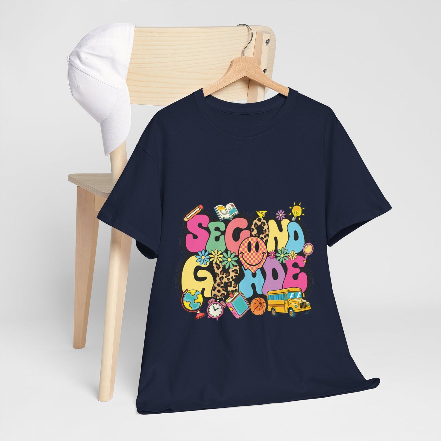 Second Grade Unisex Heavy Cotton Tee