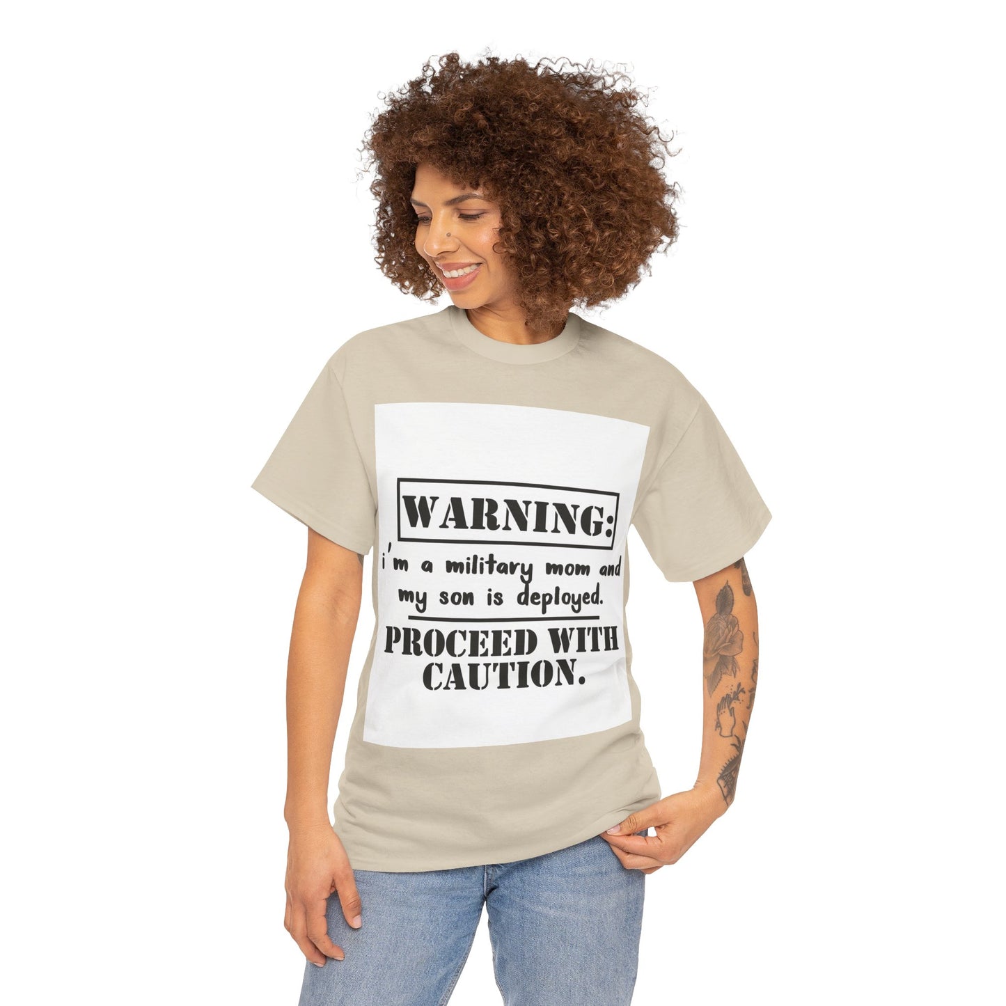 My Son Is Deployed Unisex Heavy Cotton Tee