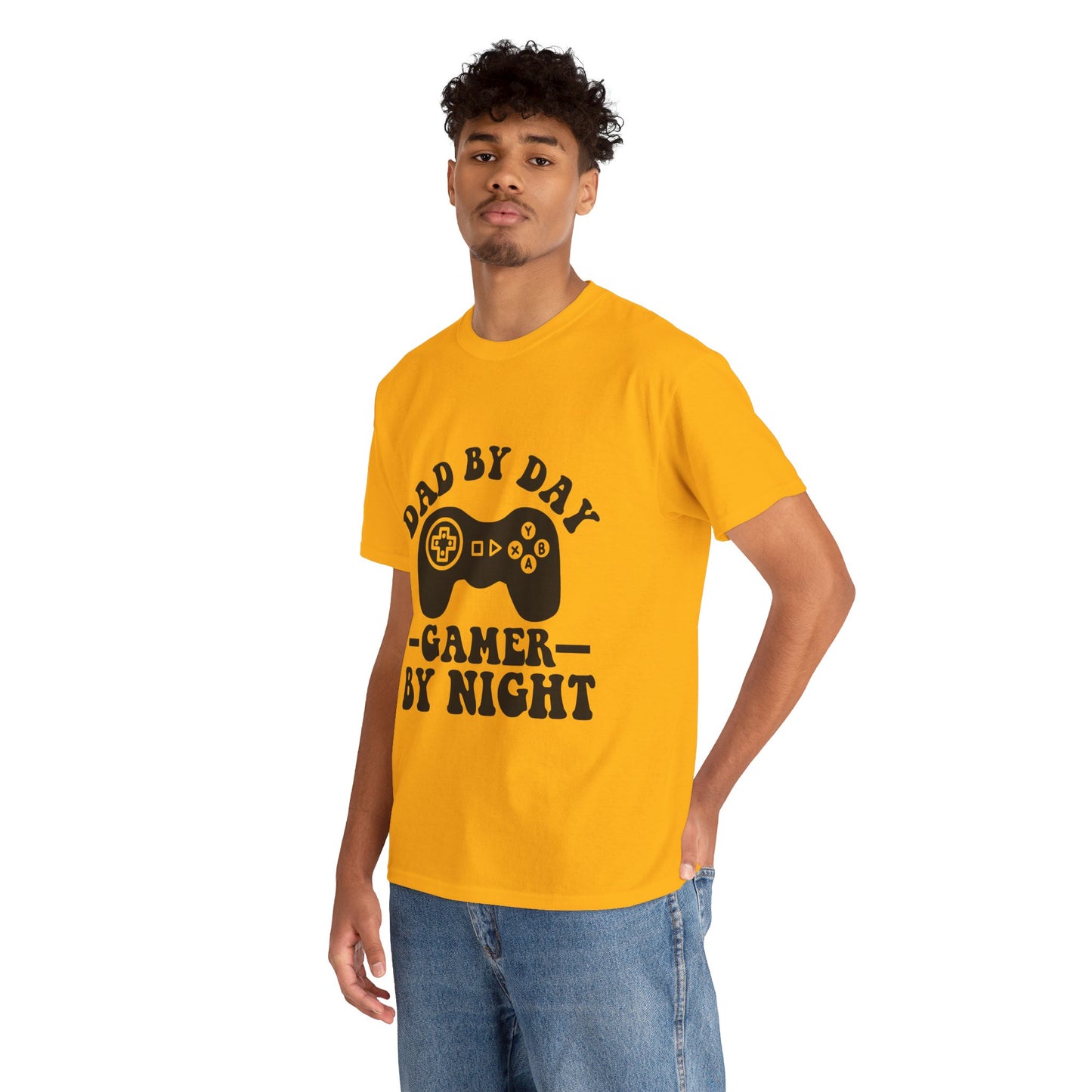 Gamer By Night Unisex Heavy Cotton Tee