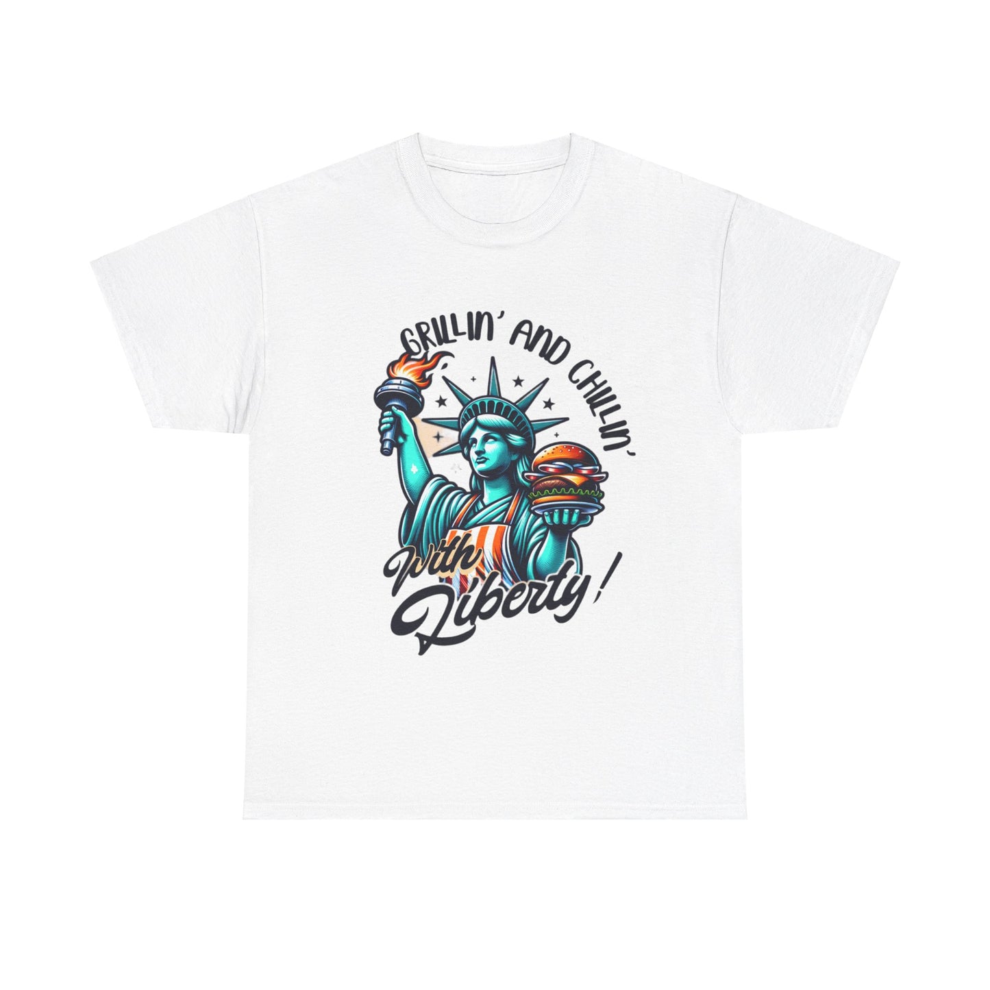 Grillin' Unisex Heavy Cotton Tee