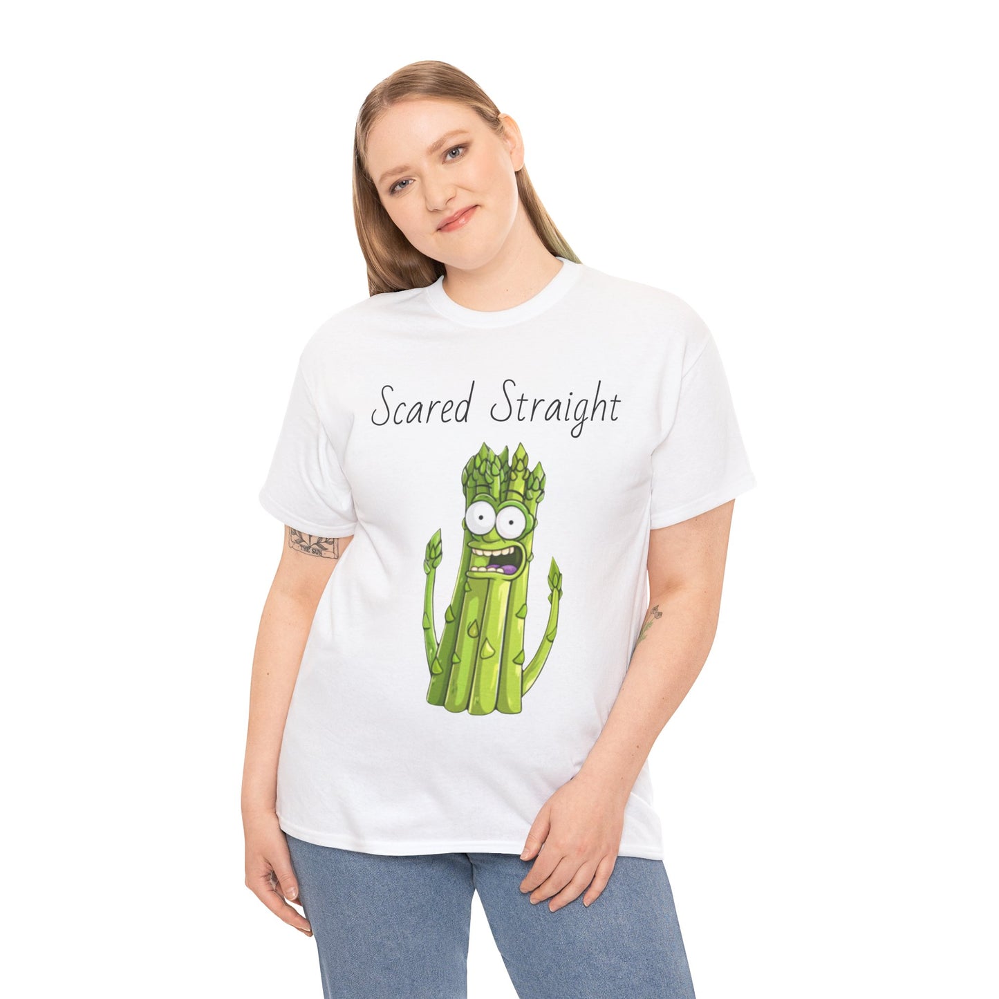 Scared Straight Unisex Heavy Cotton Tee