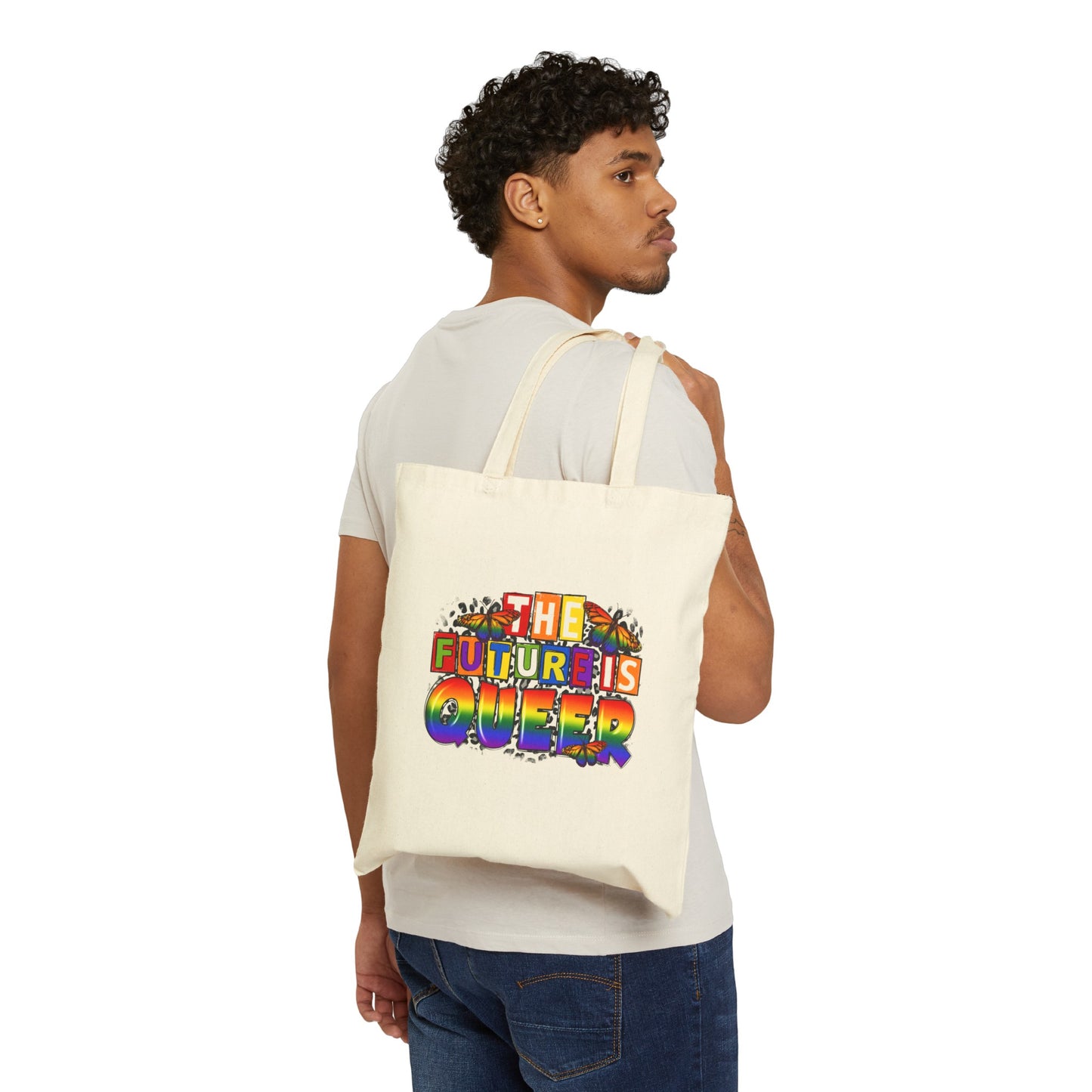 The Future Is Queer Cotton Canvas Tote Bag