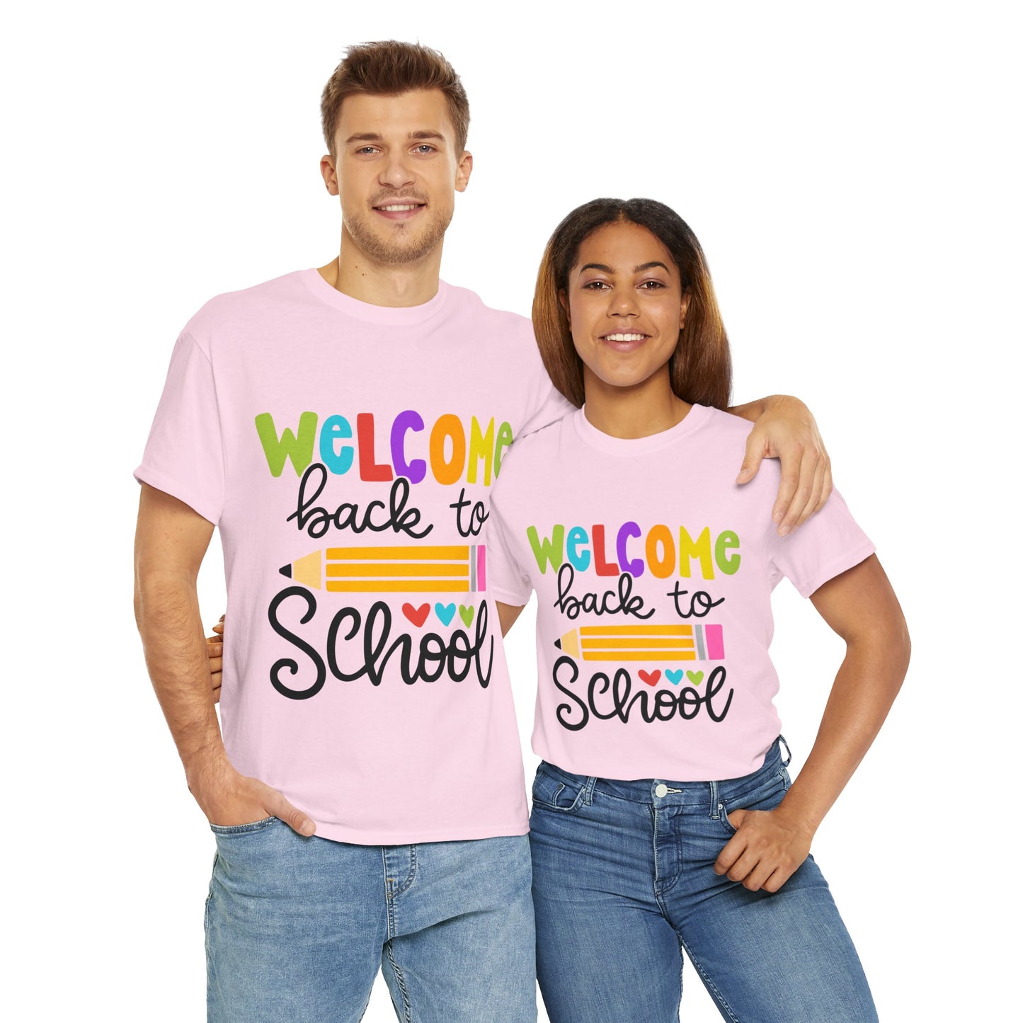 Welcome Back To School Unisex Heavy Cotton Tee