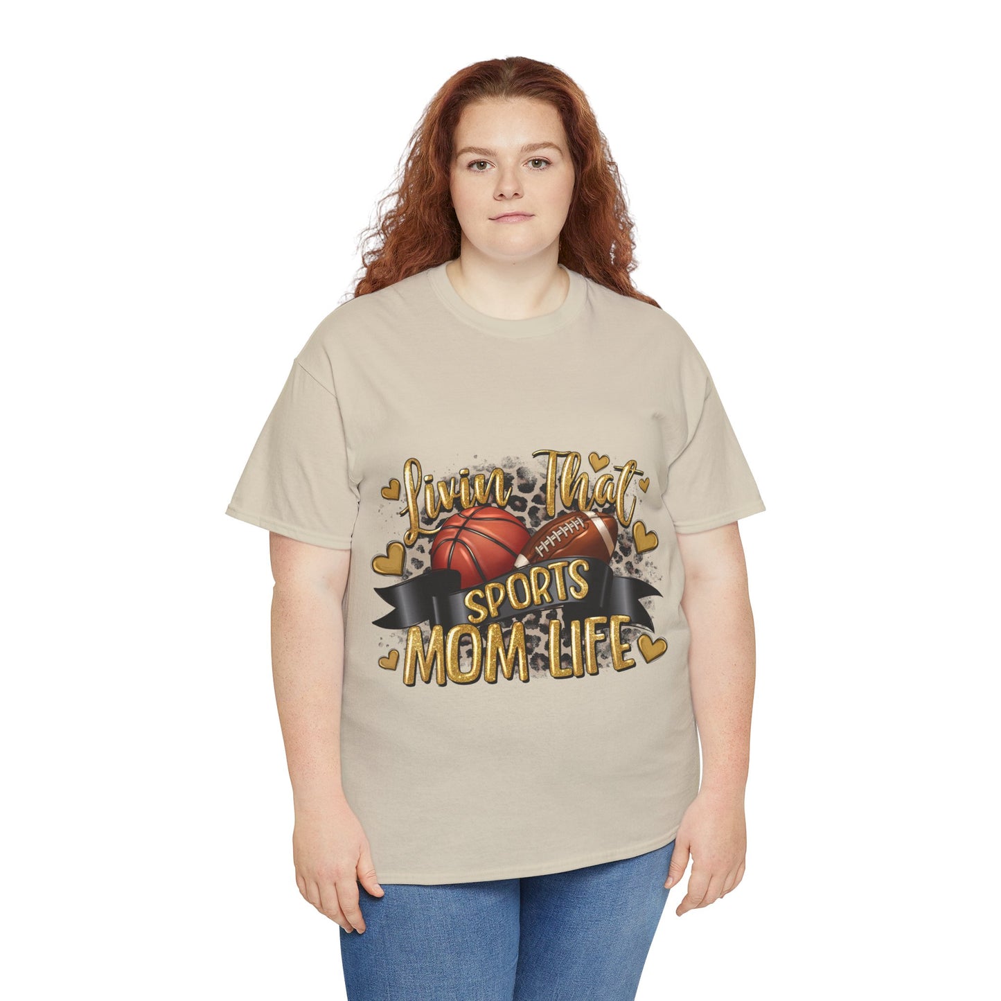 Sports Life Mom Unisex Heavy Cotton Tee