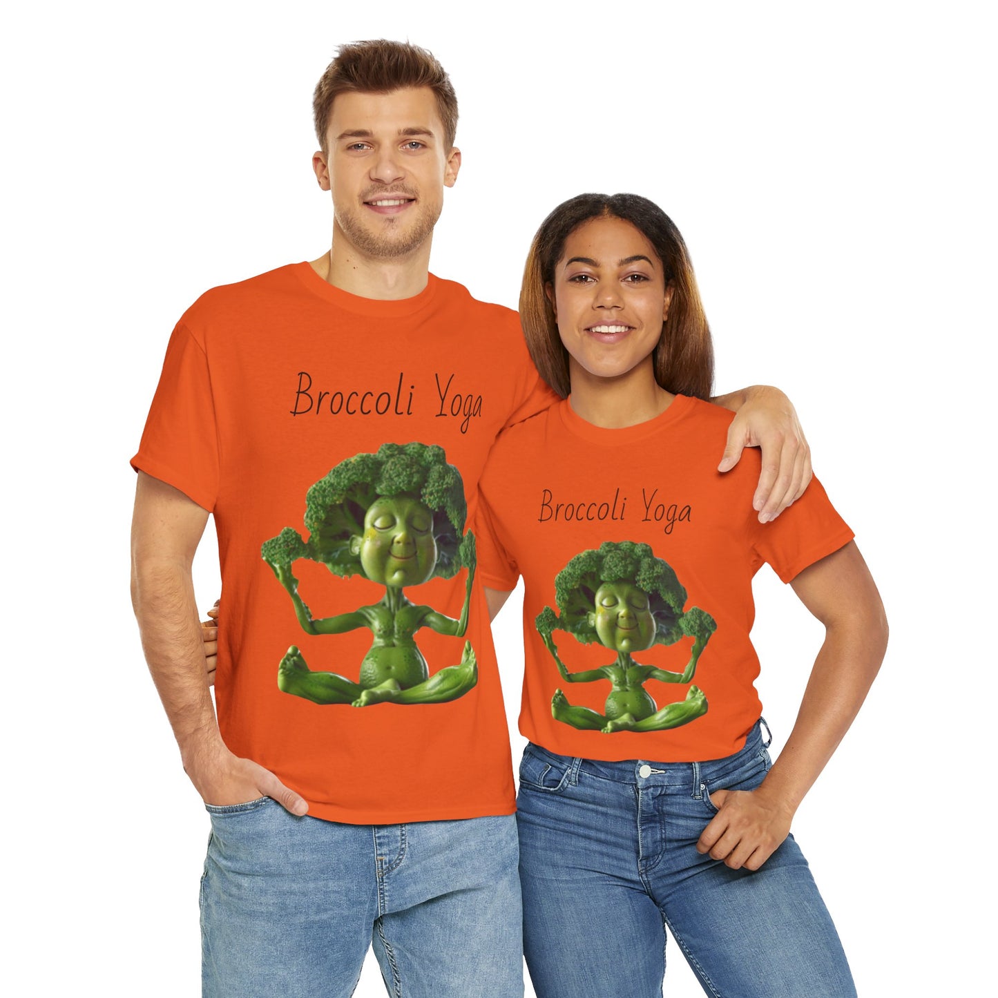 Broccoli Yoga Unisex Heavy Cotton Tee