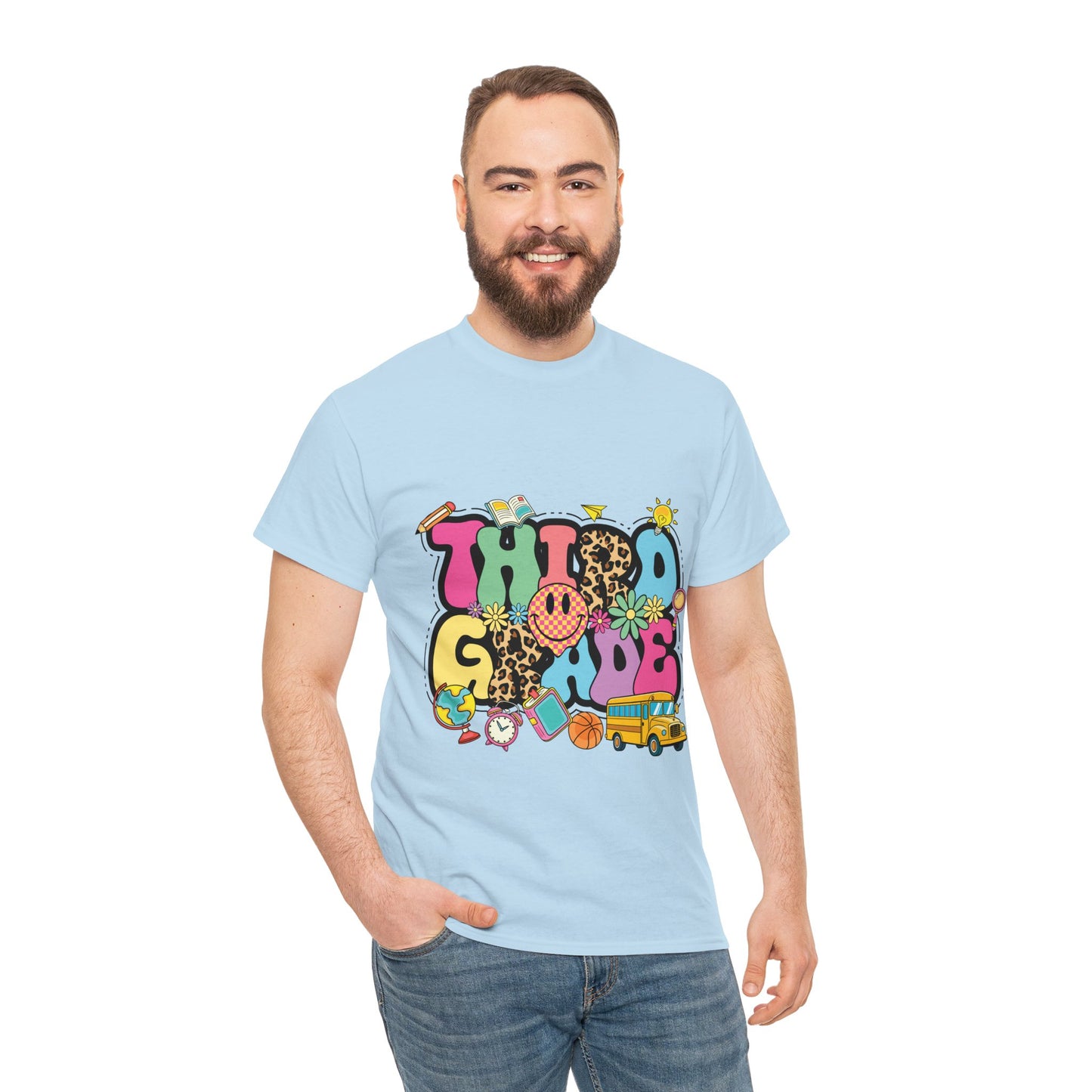 Third Grade Unisex Heavy Cotton Tee