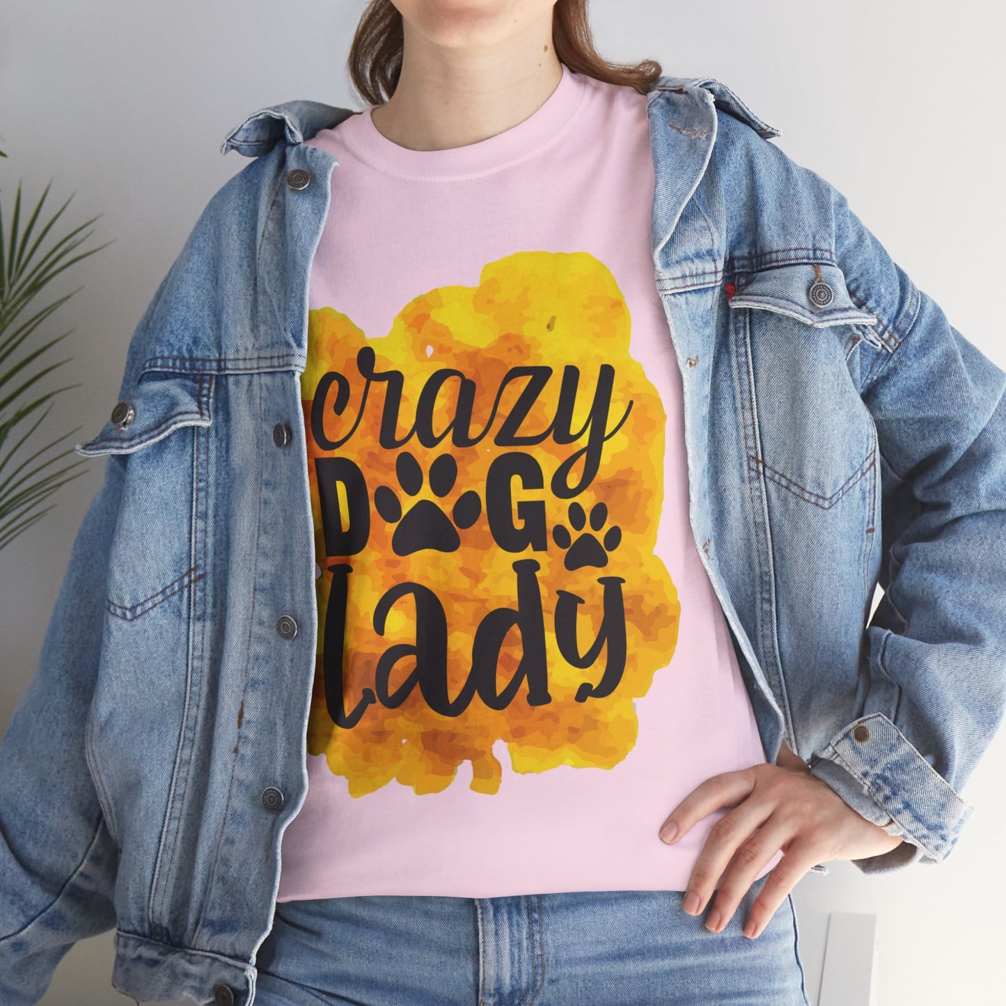 Crazy Dog Lady Unisex Heavy Cotton Tee