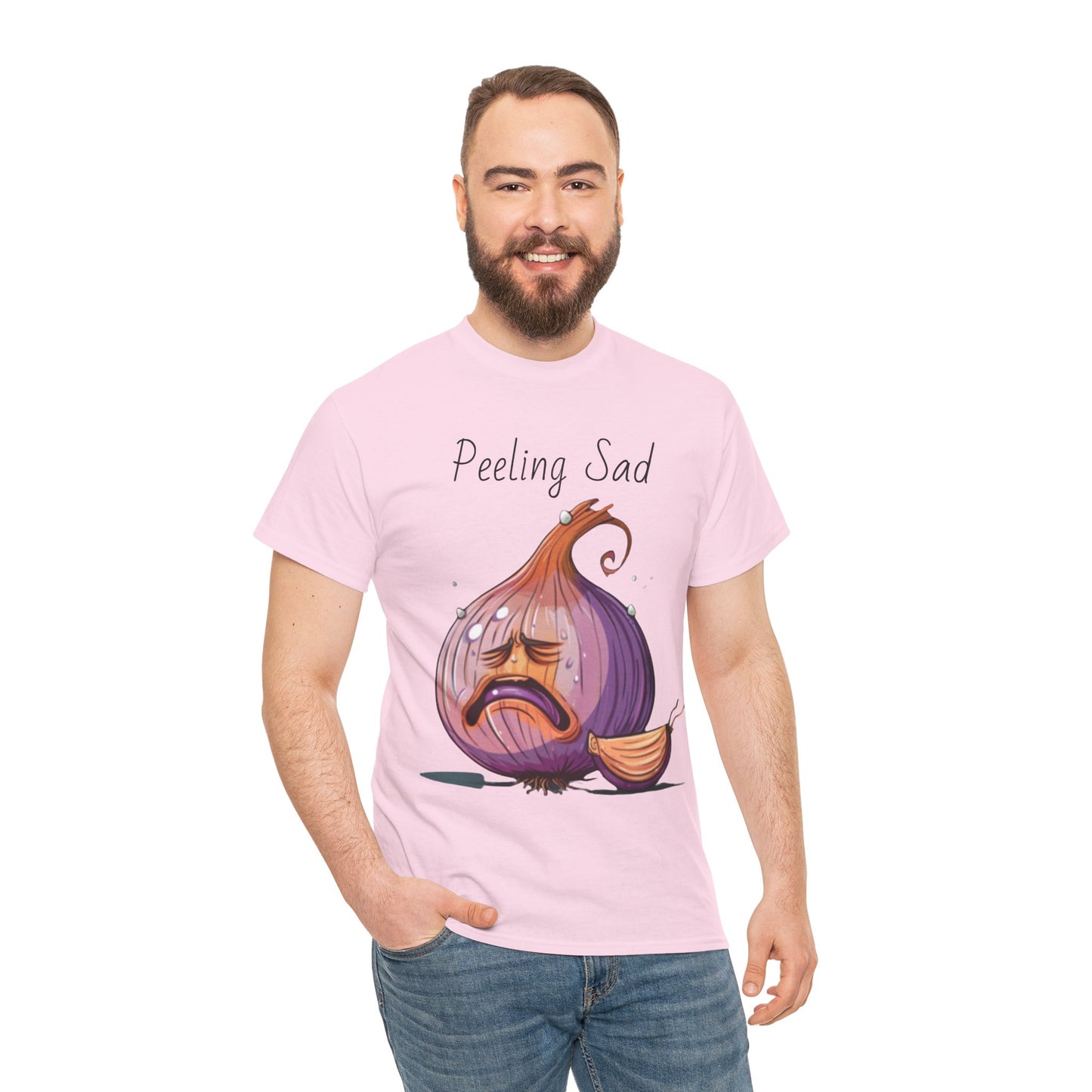 Peeling Sad Unisex Heavy Cotton Tee