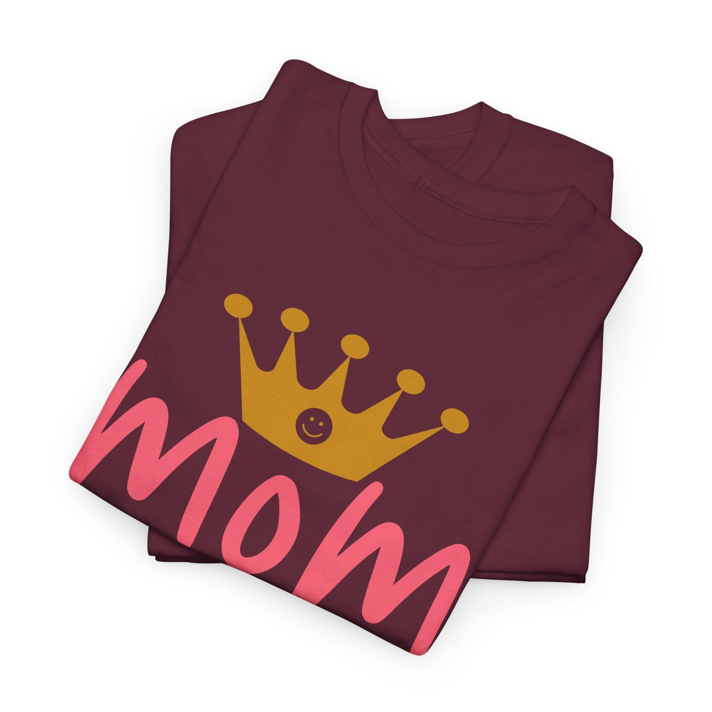 Mom Above Queen Unisex Heavy Cotton Tee