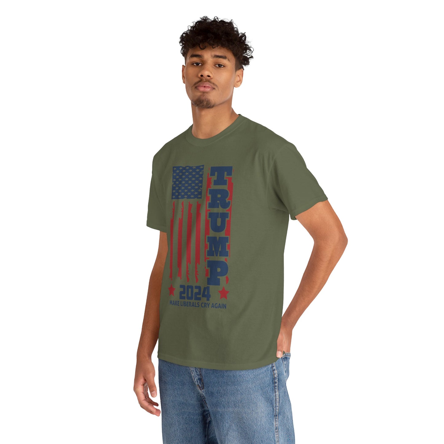 Trump 2024 A Unisex Heavy Cotton Tee