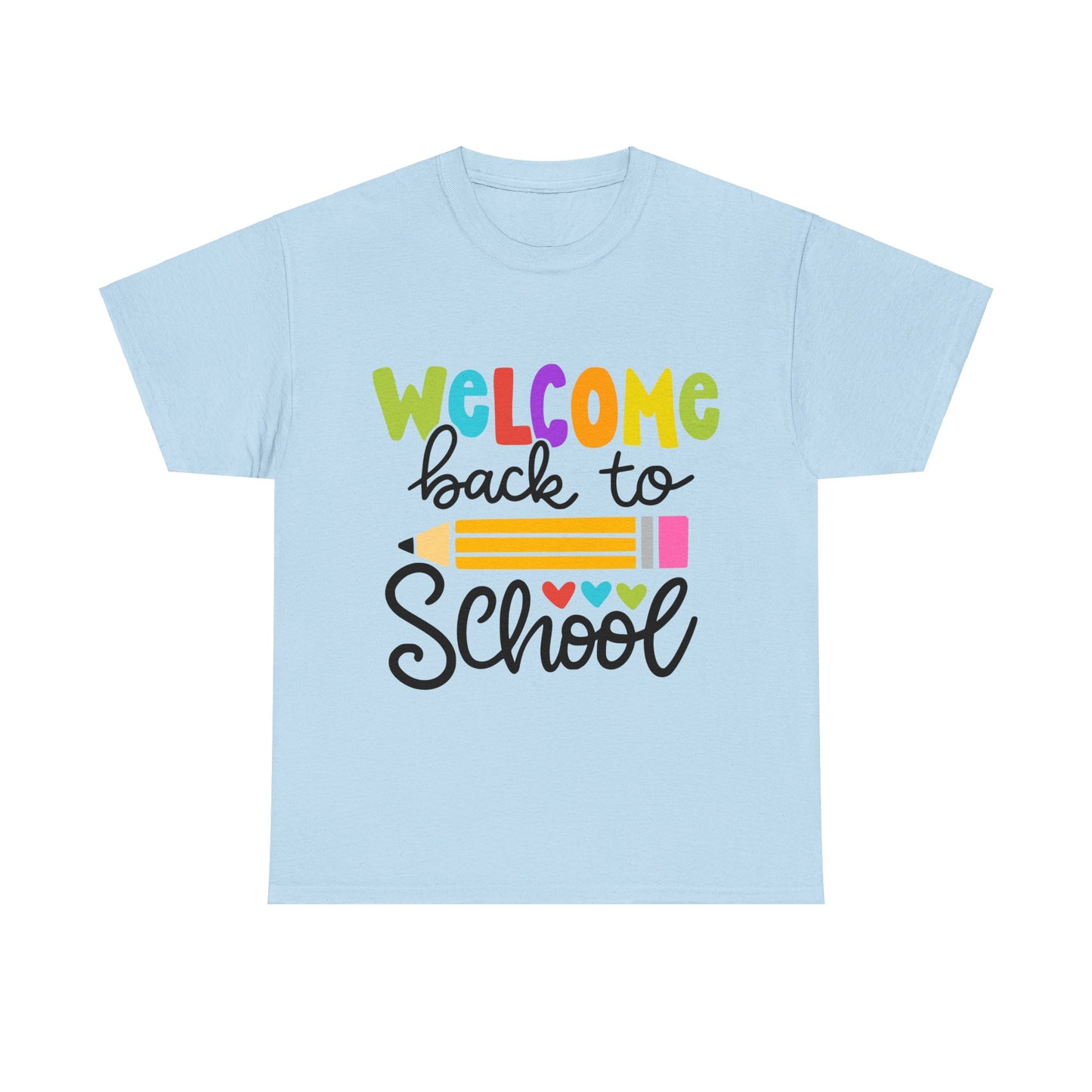 Welcome Back To School Unisex Heavy Cotton Tee