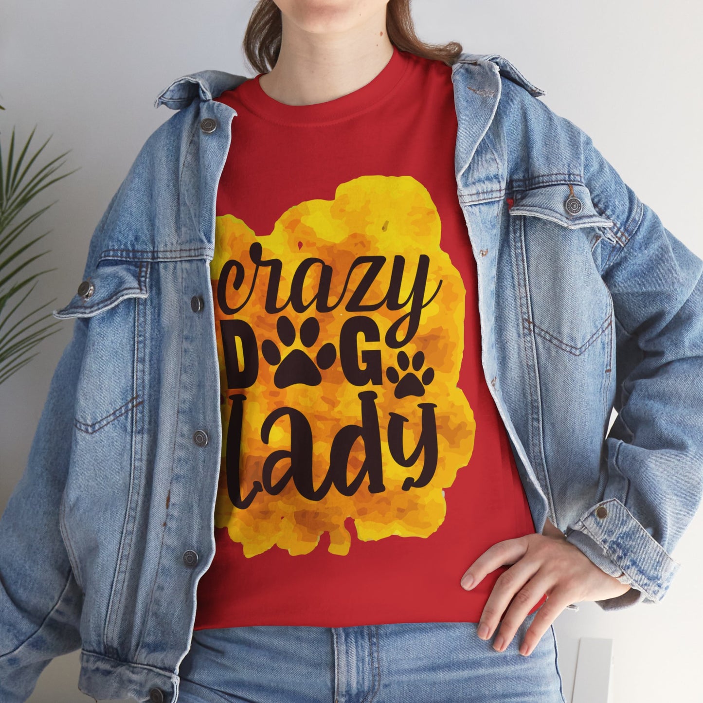 Crazy Dog Lady Unisex Heavy Cotton Tee