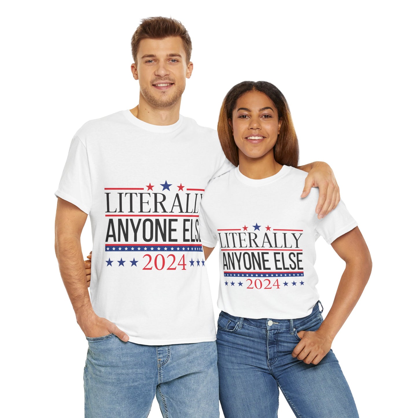 Anyone Else 2024 Unisex Heavy Cotton Tee