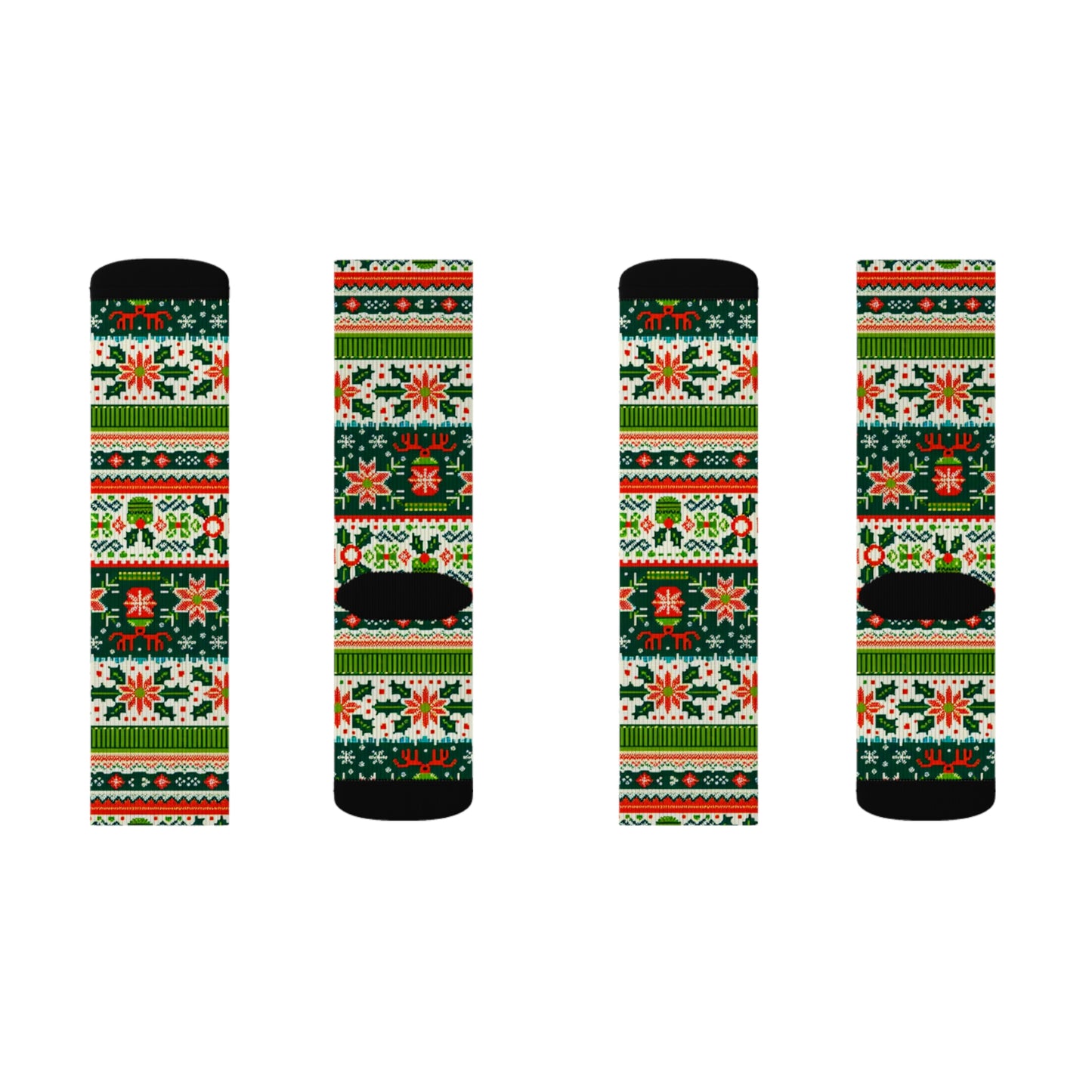 Ugly Sweater Collection 9 Sublimation Socks