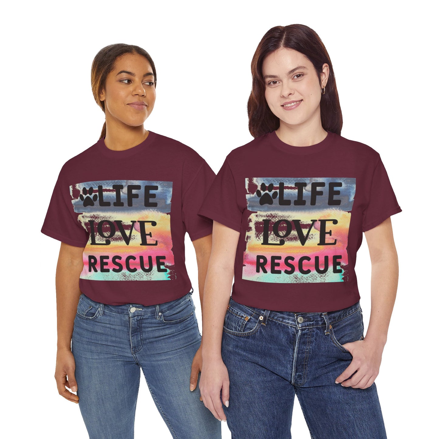 Life Love Rescue Unisex Heavy Cotton Tee