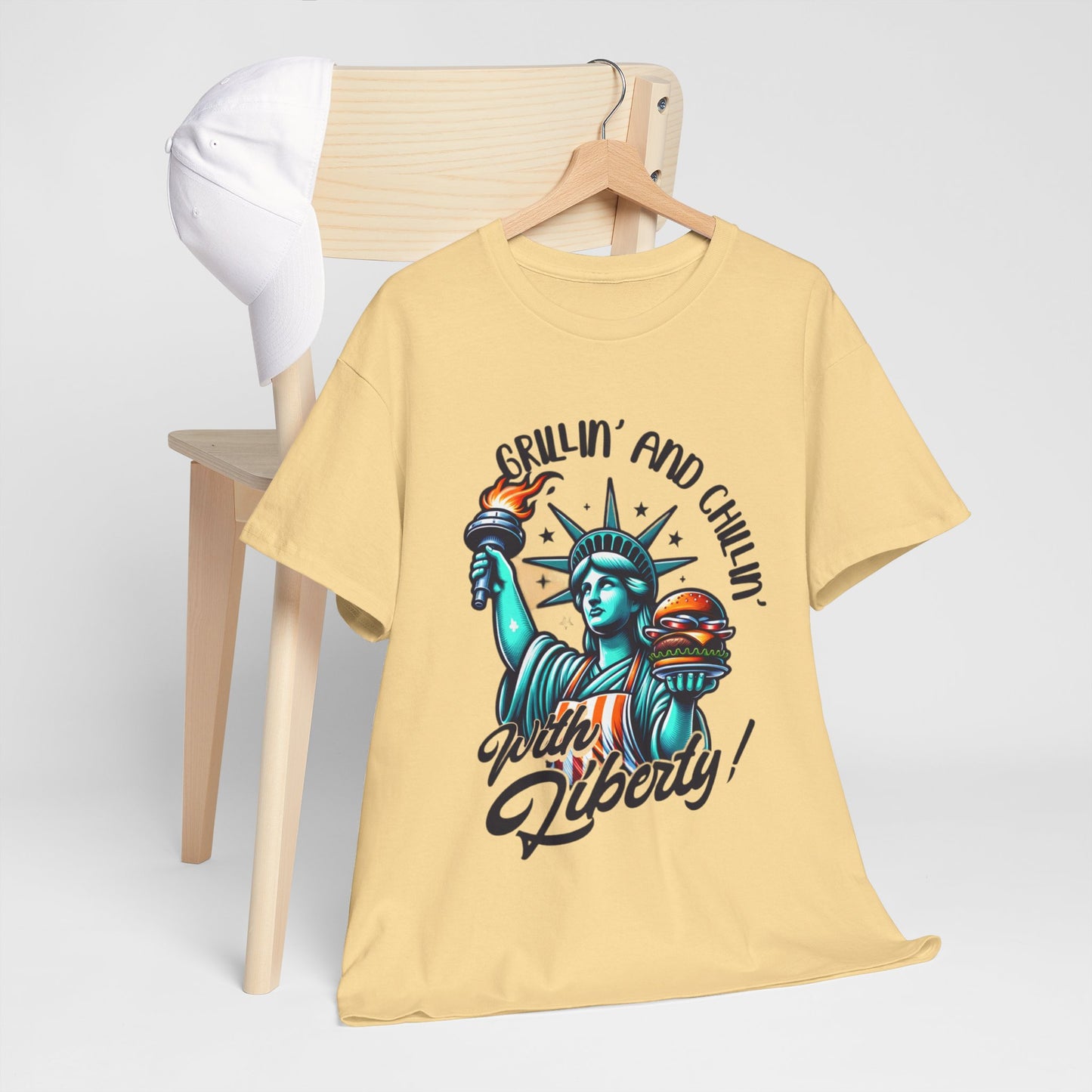 Grillin' Unisex Heavy Cotton Tee