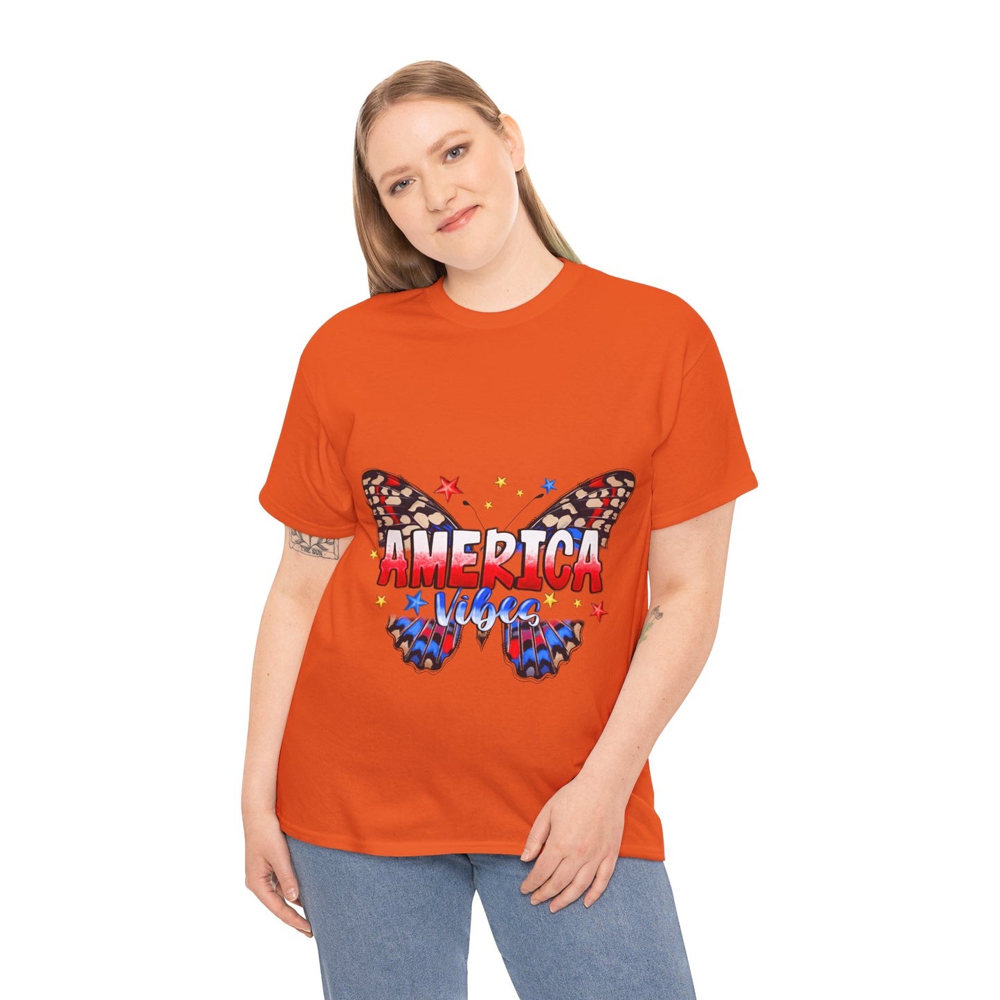 America Vibes Unisex Heavy Cotton Tee