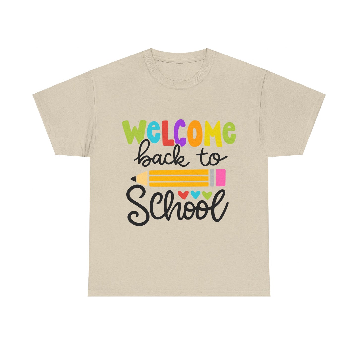 Welcome Back To School Unisex Heavy Cotton Tee