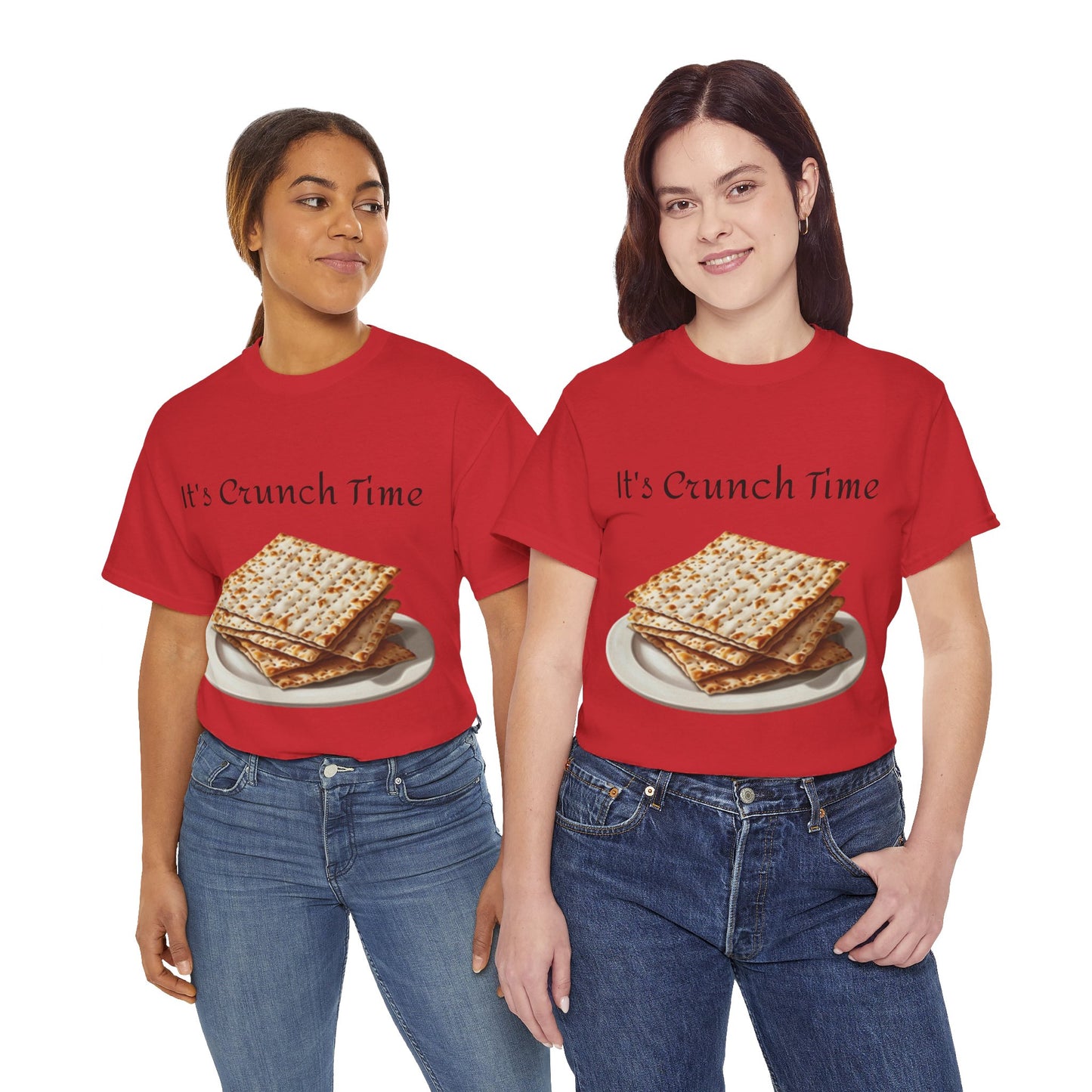 It's Crunch Time Matza Unisex Heavy Cotton Tee