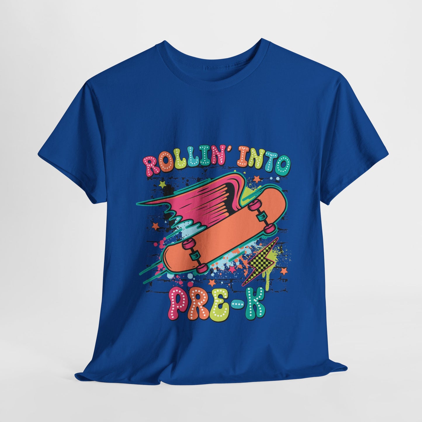 Rockin Into Pre K Unisex Heavy Cotton Tee