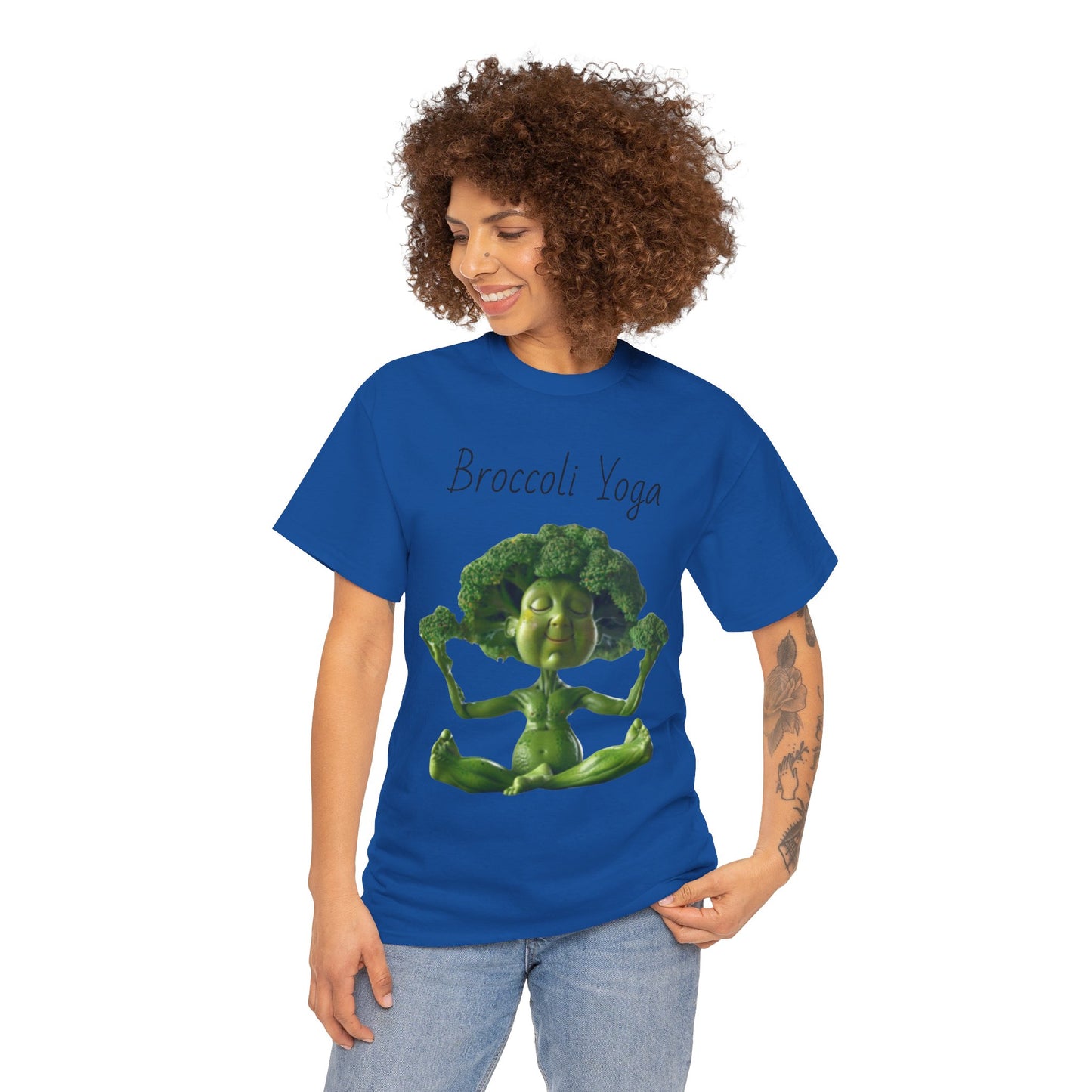 Broccoli Yoga Unisex Heavy Cotton Tee