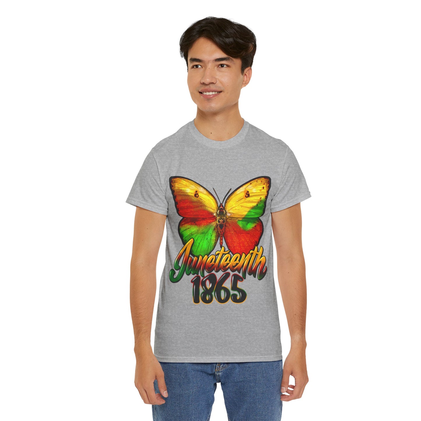 Juneteenth Butterfly Unisex Heavy Cotton Tee