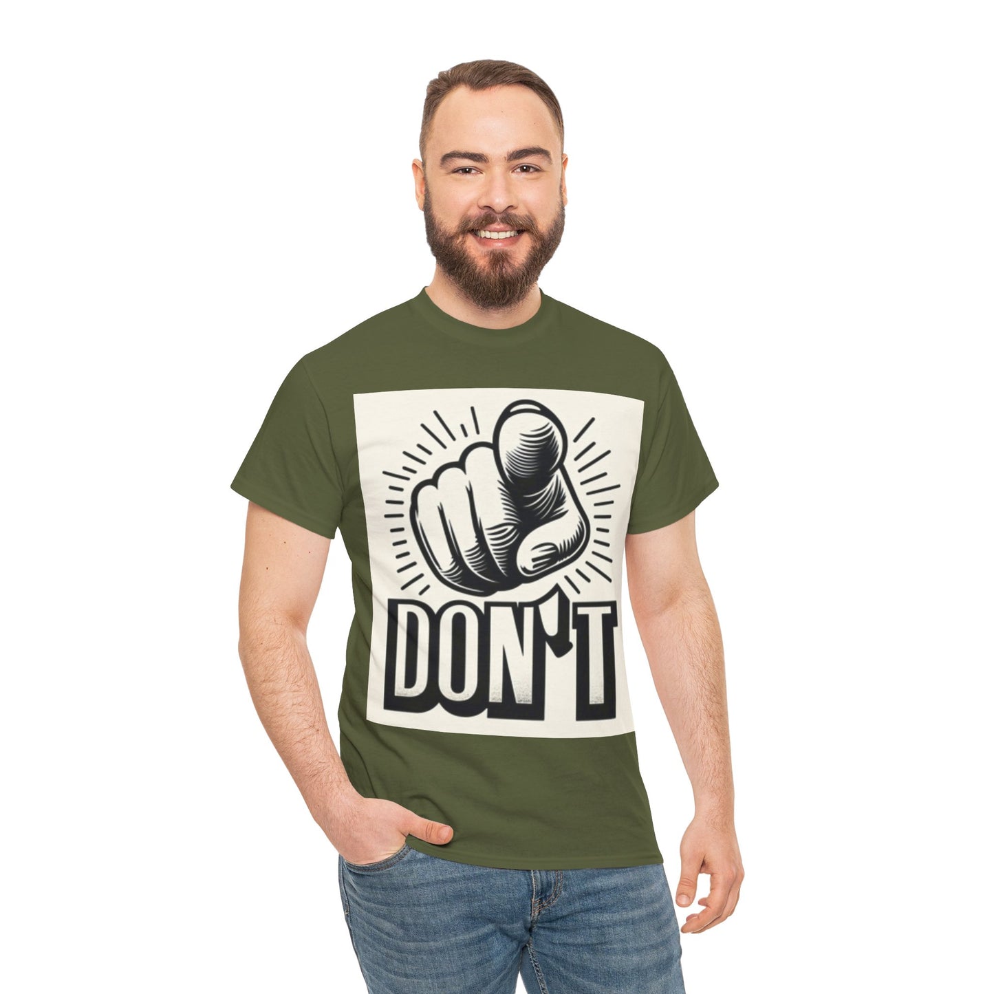 Don't Finger Unisex Heavy Cotton Tee