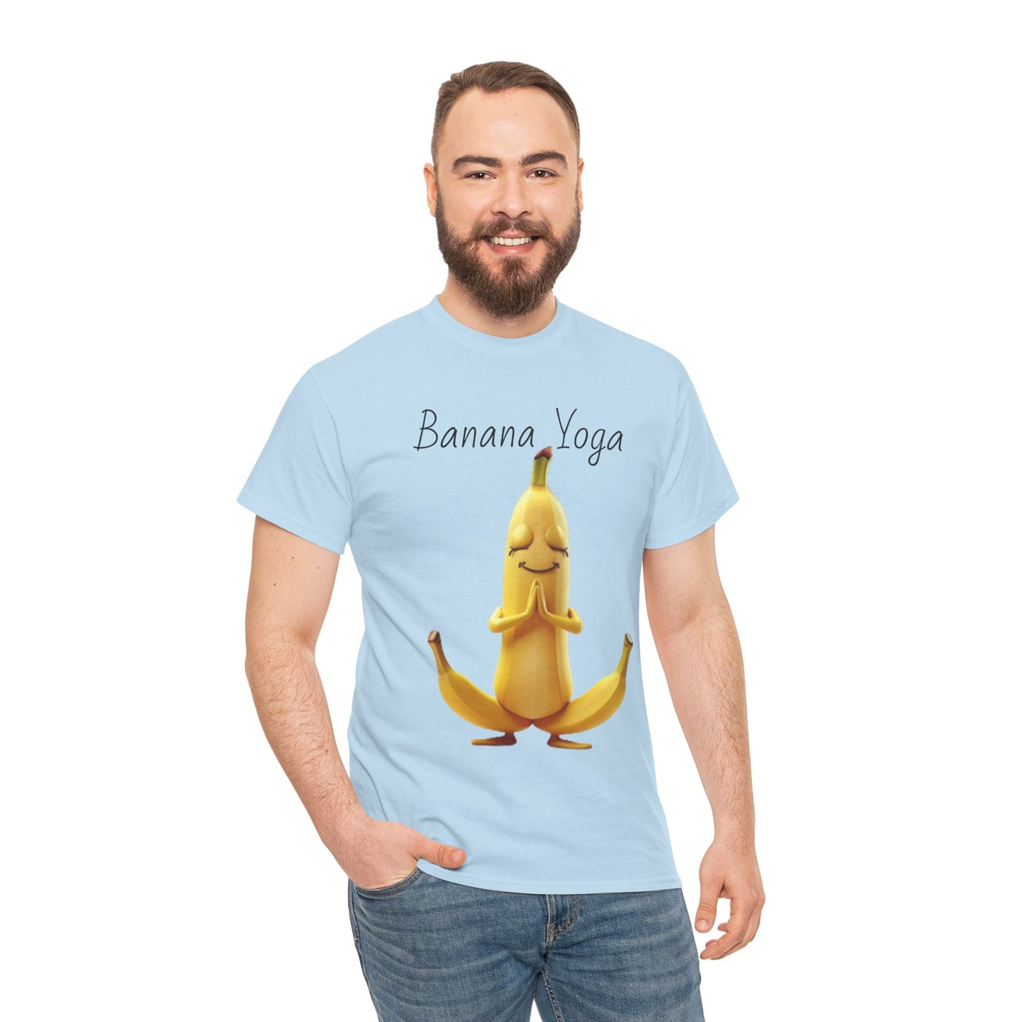 Banana Yoga Unisex Heavy Cotton Tee