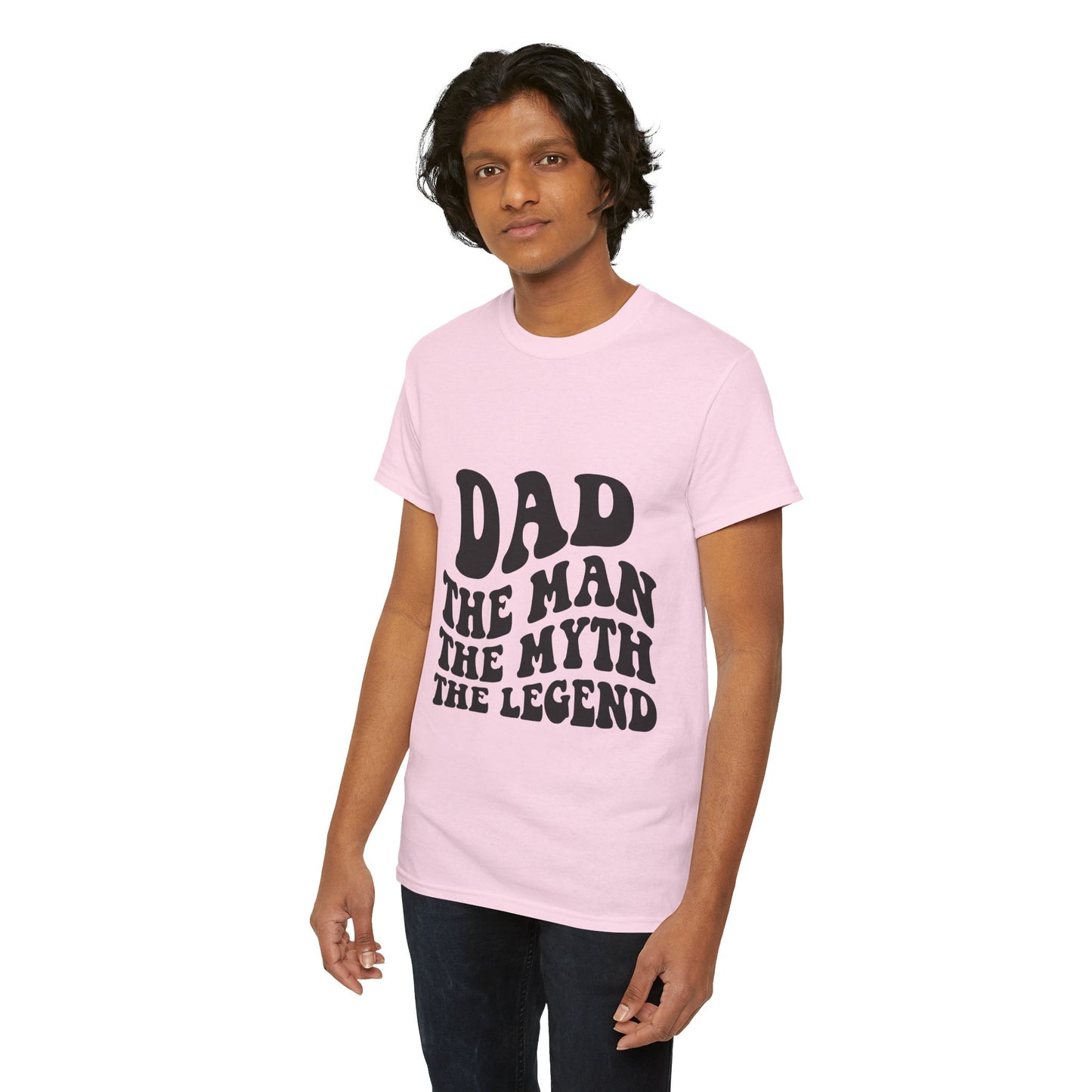 Dad Man Myth Legend Unisex Heavy Cotton Tee