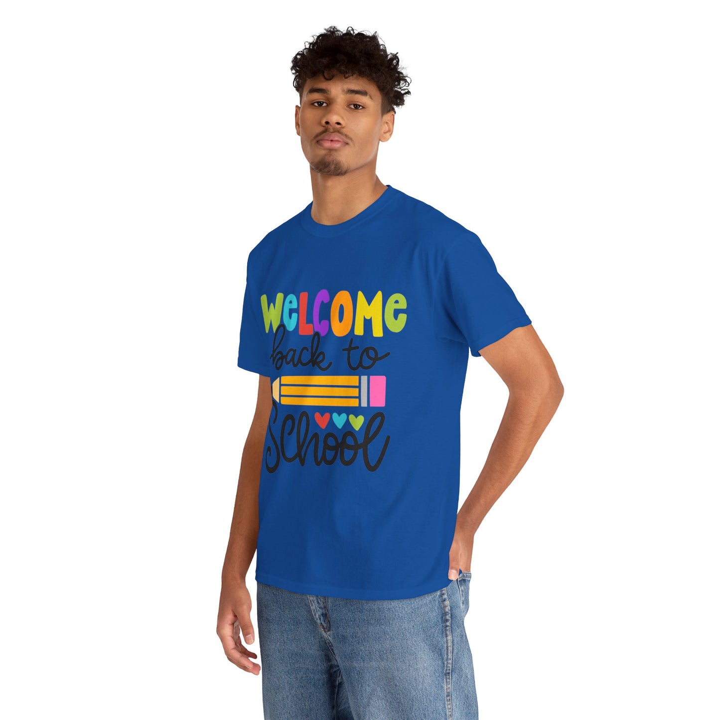 Welcome Back To School Unisex Heavy Cotton Tee