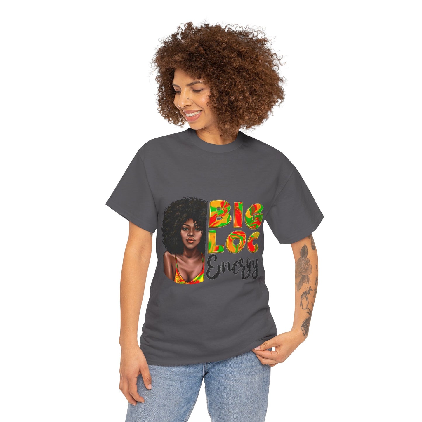 Big Loc Energy Unisex Heavy Cotton Tee