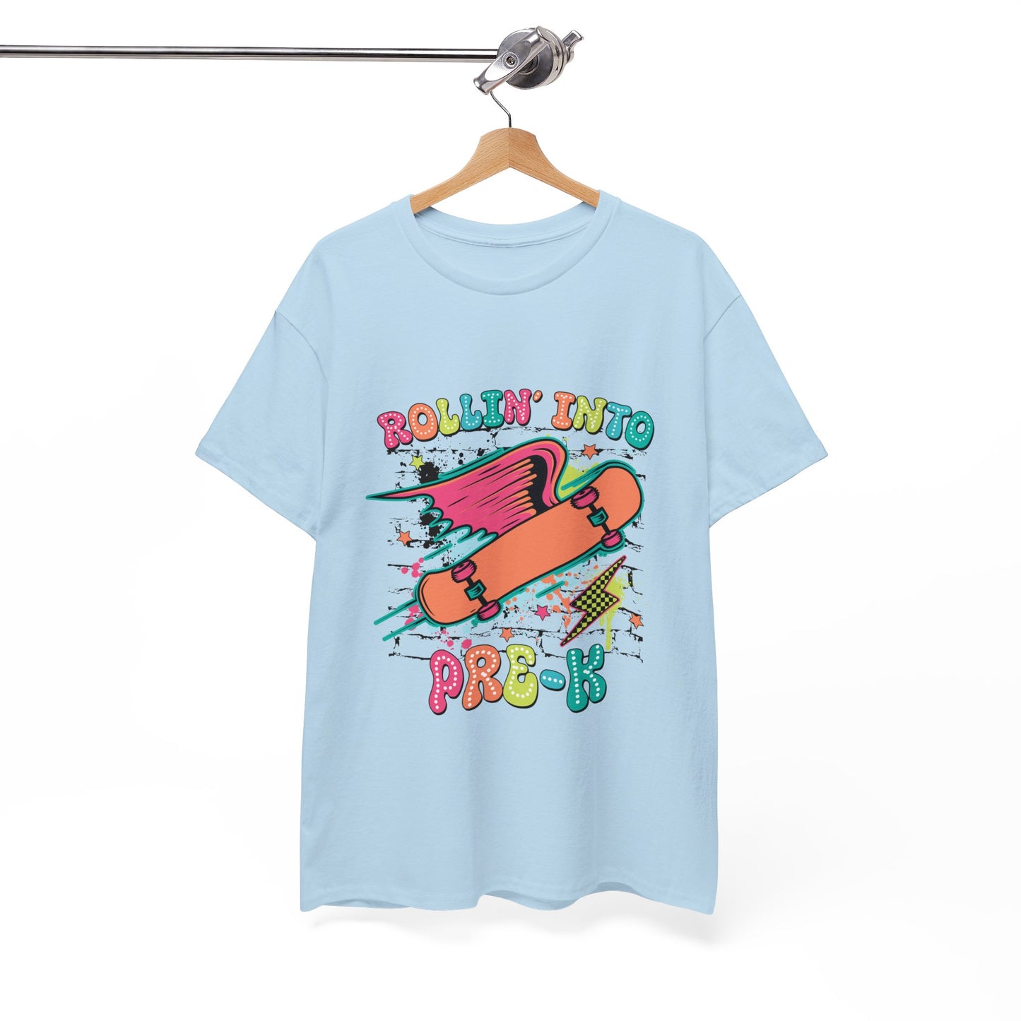 Rockin Into Pre K Unisex Heavy Cotton Tee