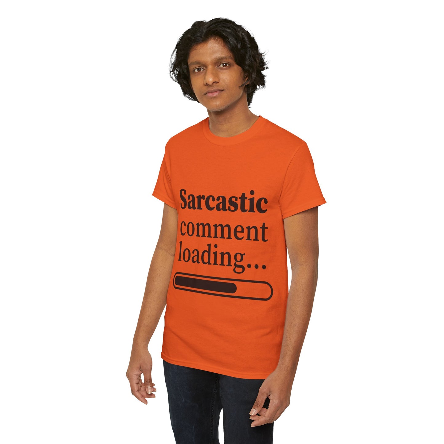 Sarcastic Comment Loading Unisex Heavy Cotton Tee