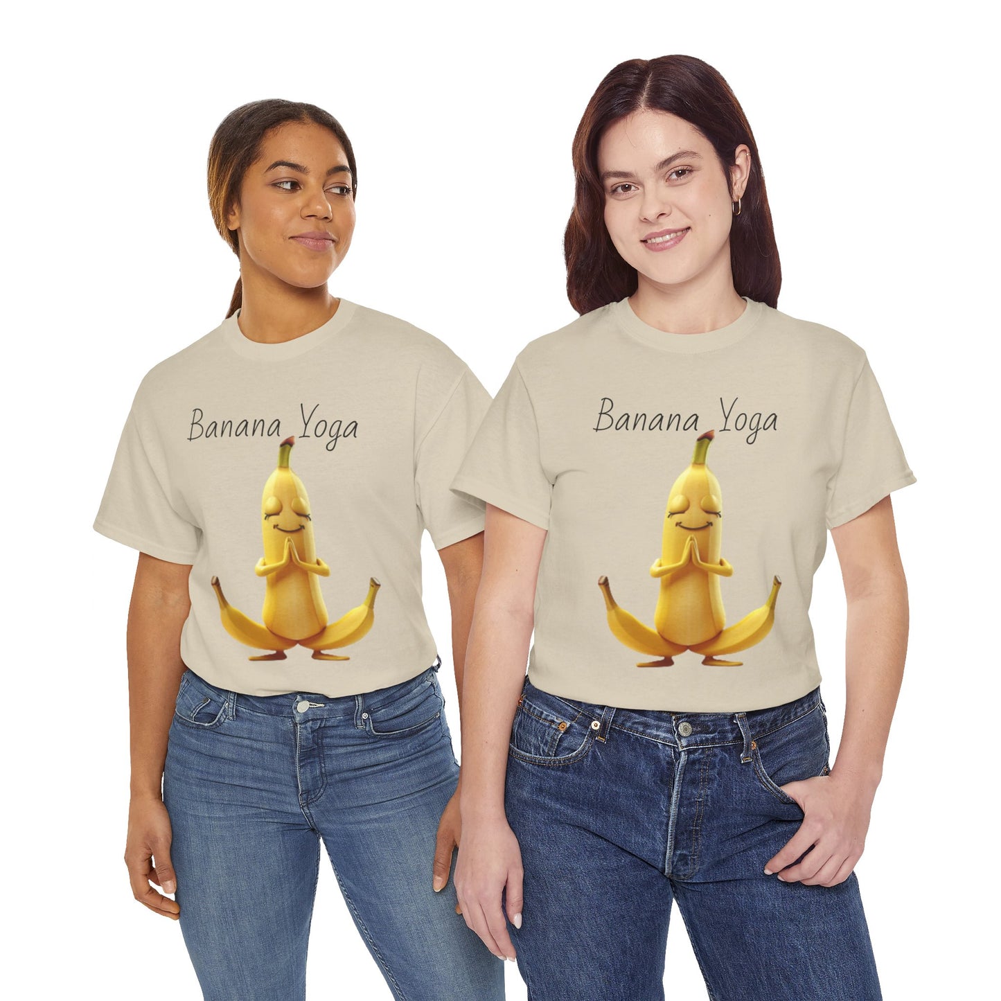 Banana Yoga Unisex Heavy Cotton Tee