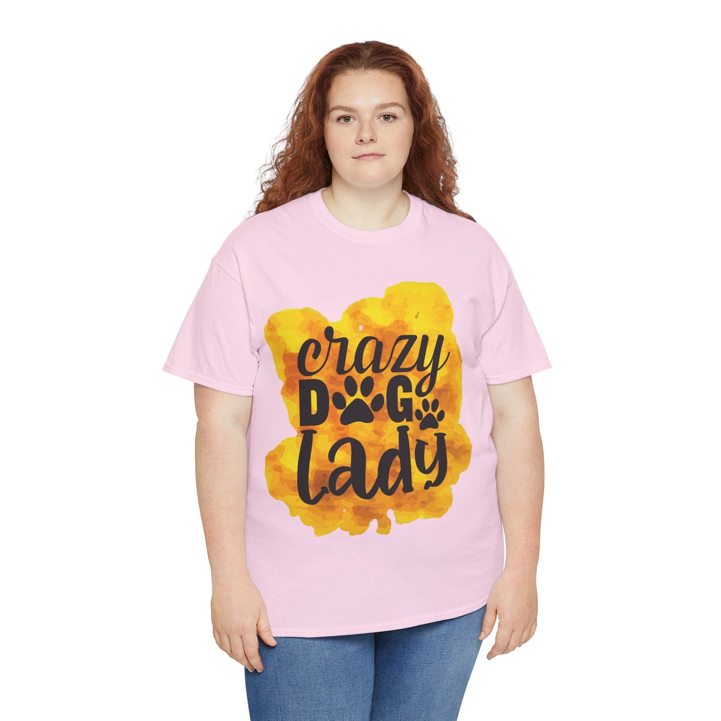 Crazy Dog Lady Unisex Heavy Cotton Tee