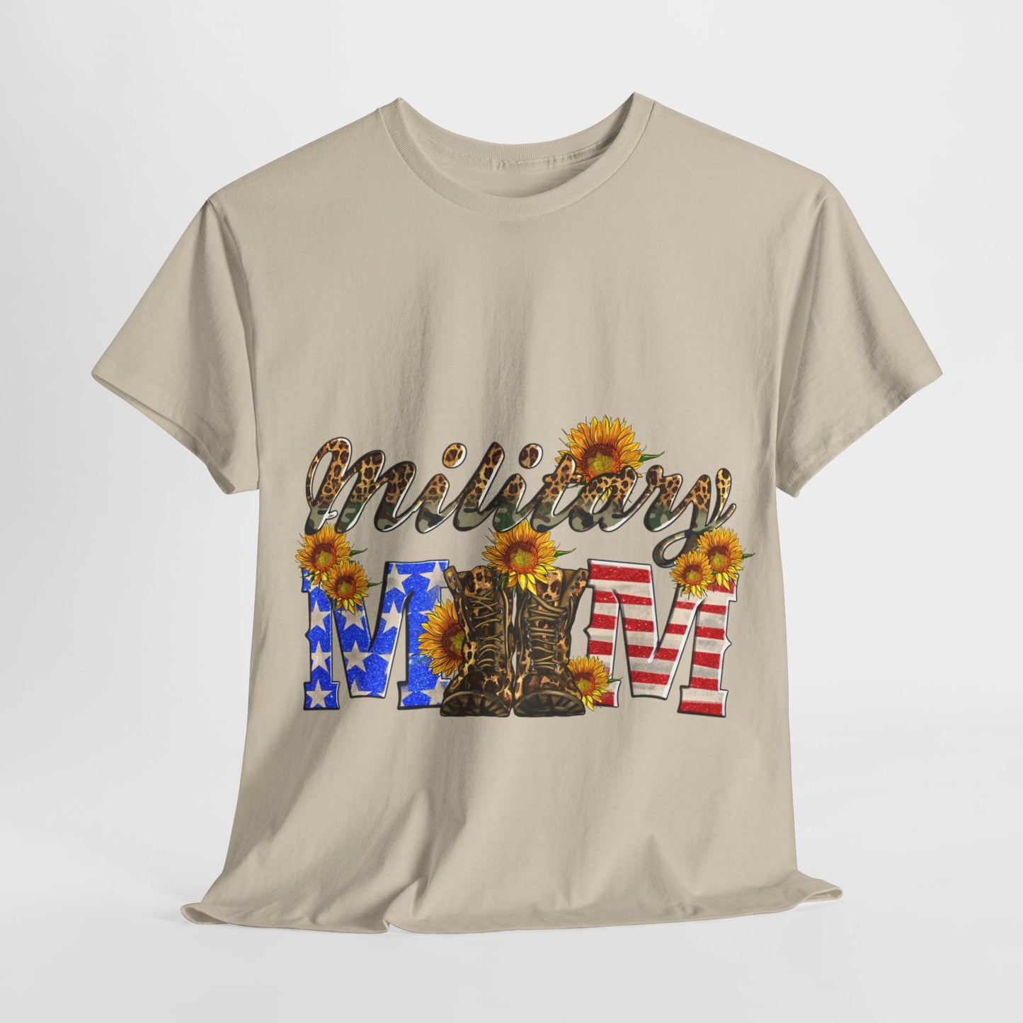 Military Mom Unisex Heavy Cotton Tee