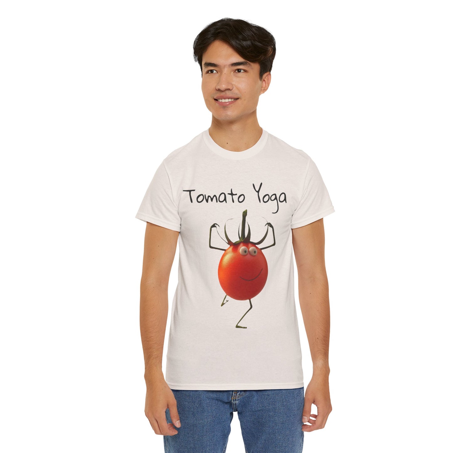 Tomato Yoga Unisex Heavy Cotton Tee