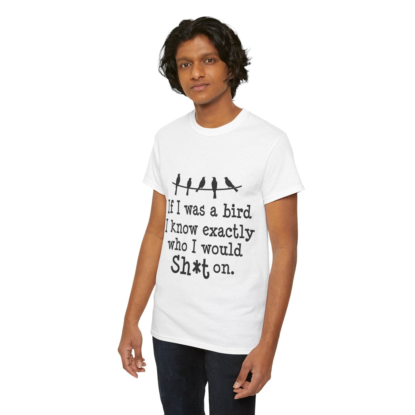 If I Were A Bird Unisex Heavy Cotton Tee