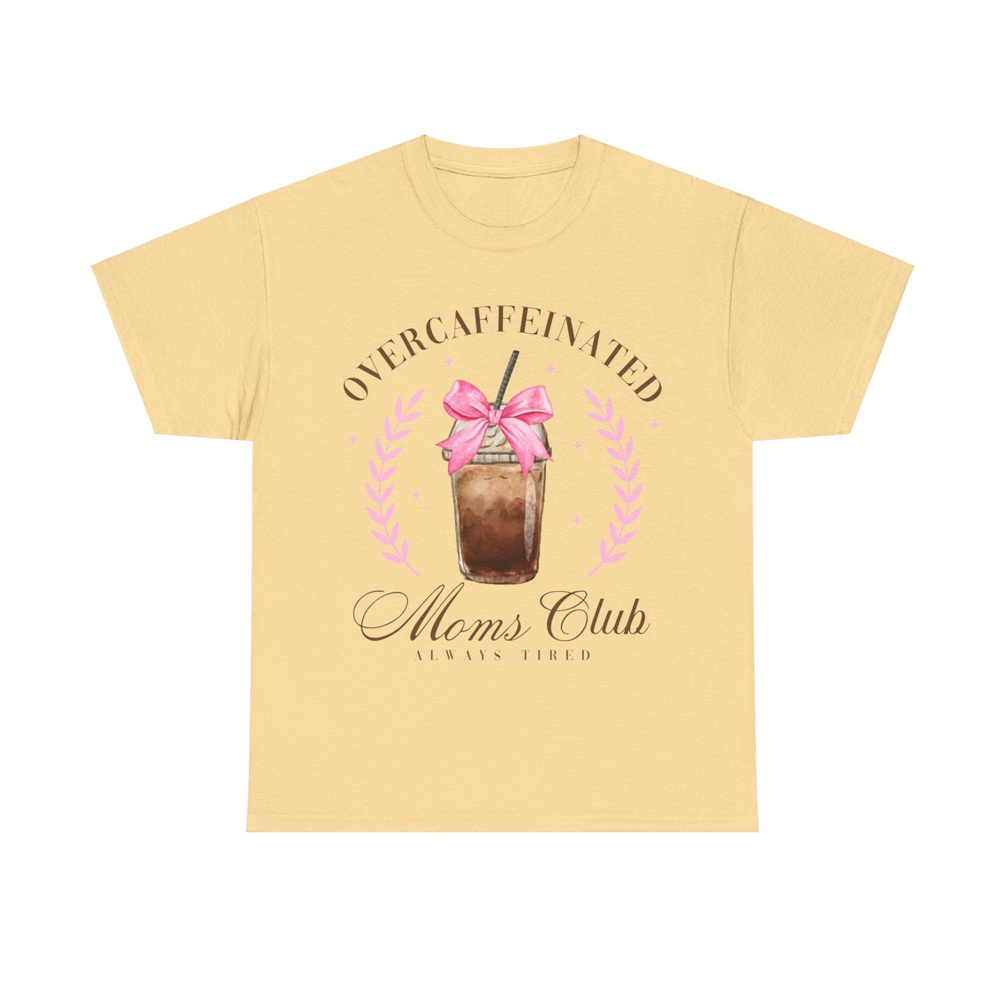 Over-caffeinated Mom Unisex Heavy Cotton Tee