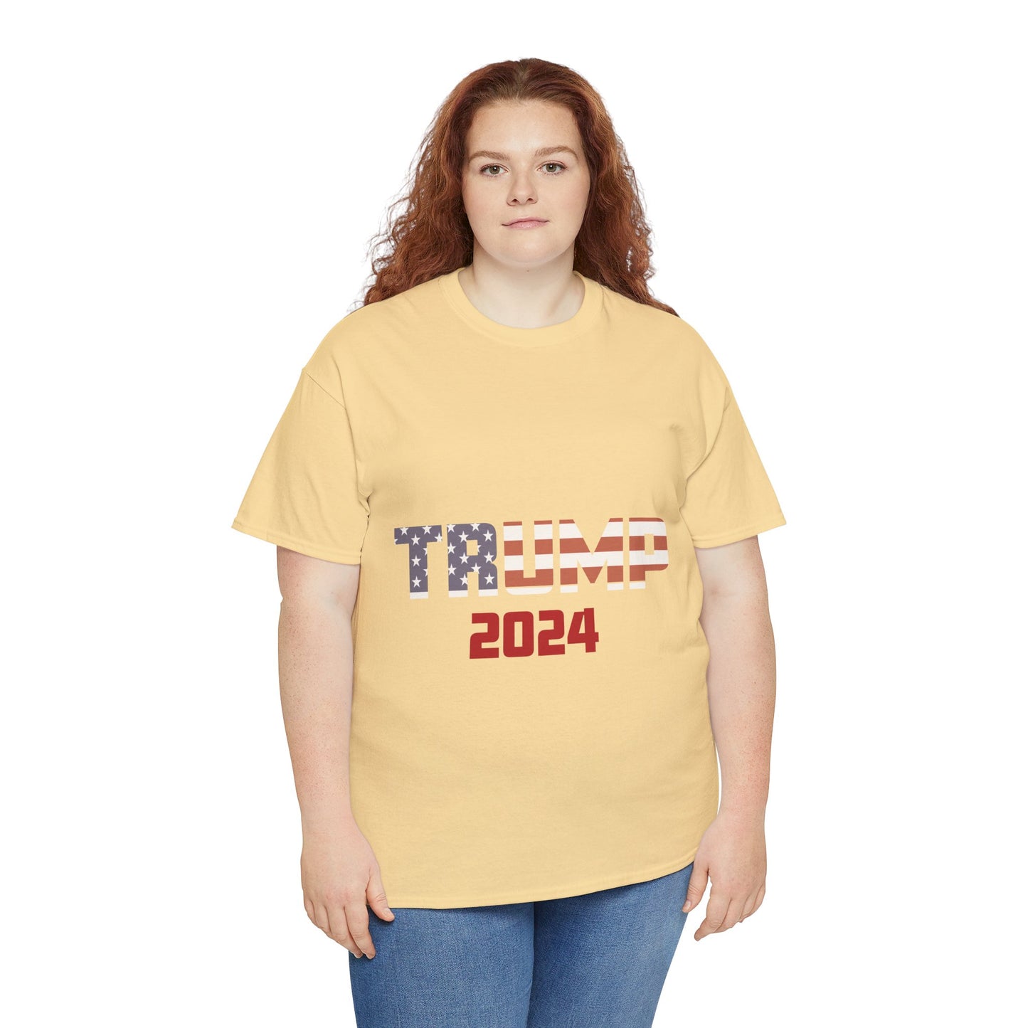 Trump 2024 B Unisex Heavy Cotton Tee