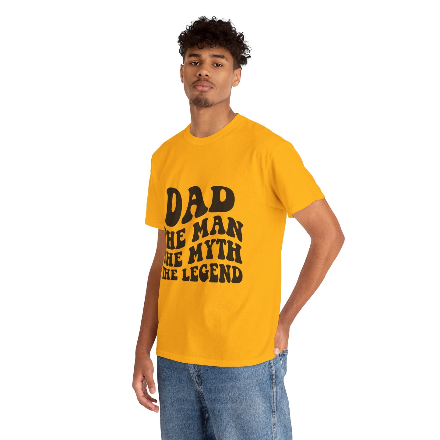 Dad Man Myth Legend Unisex Heavy Cotton Tee