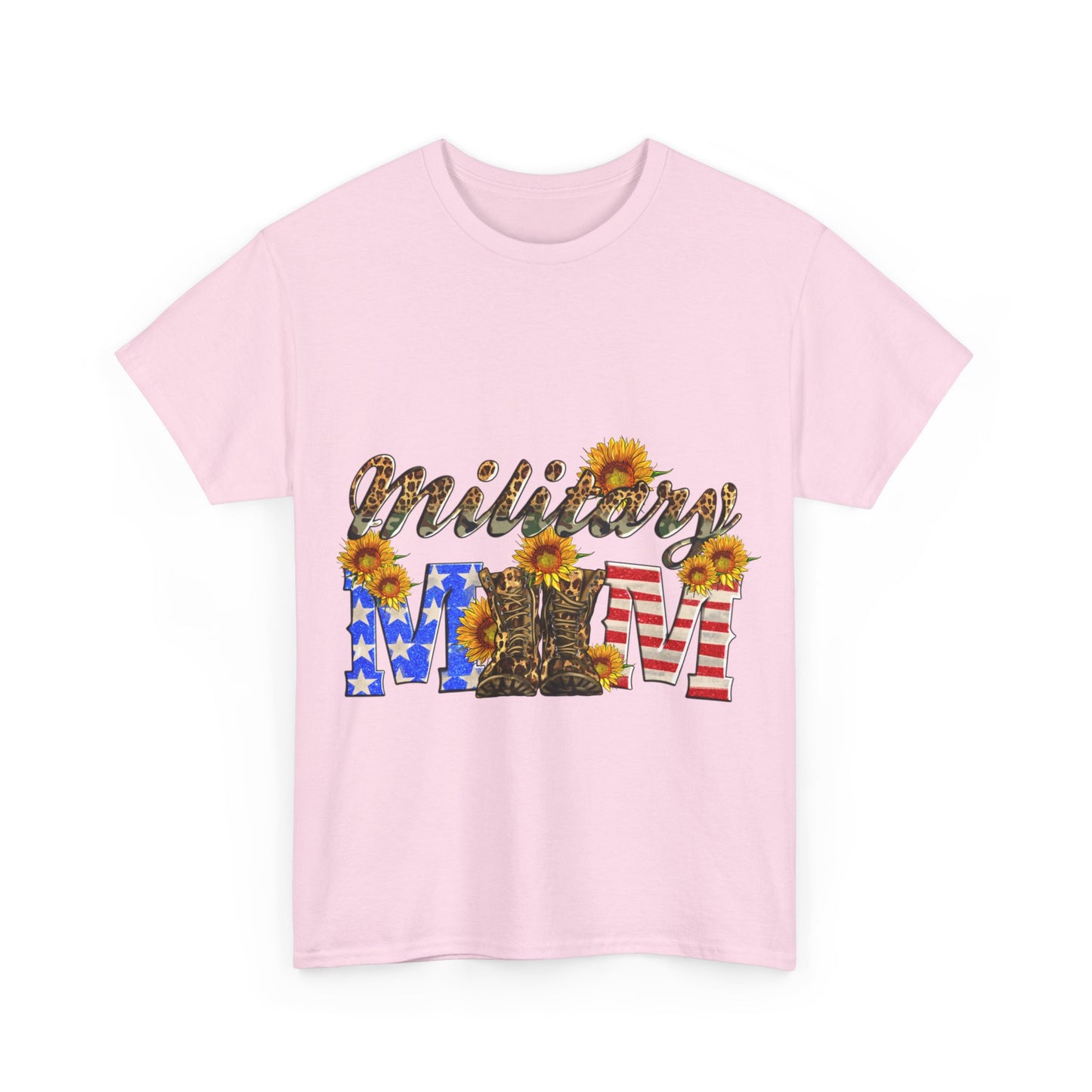 Military Mom Unisex Heavy Cotton Tee