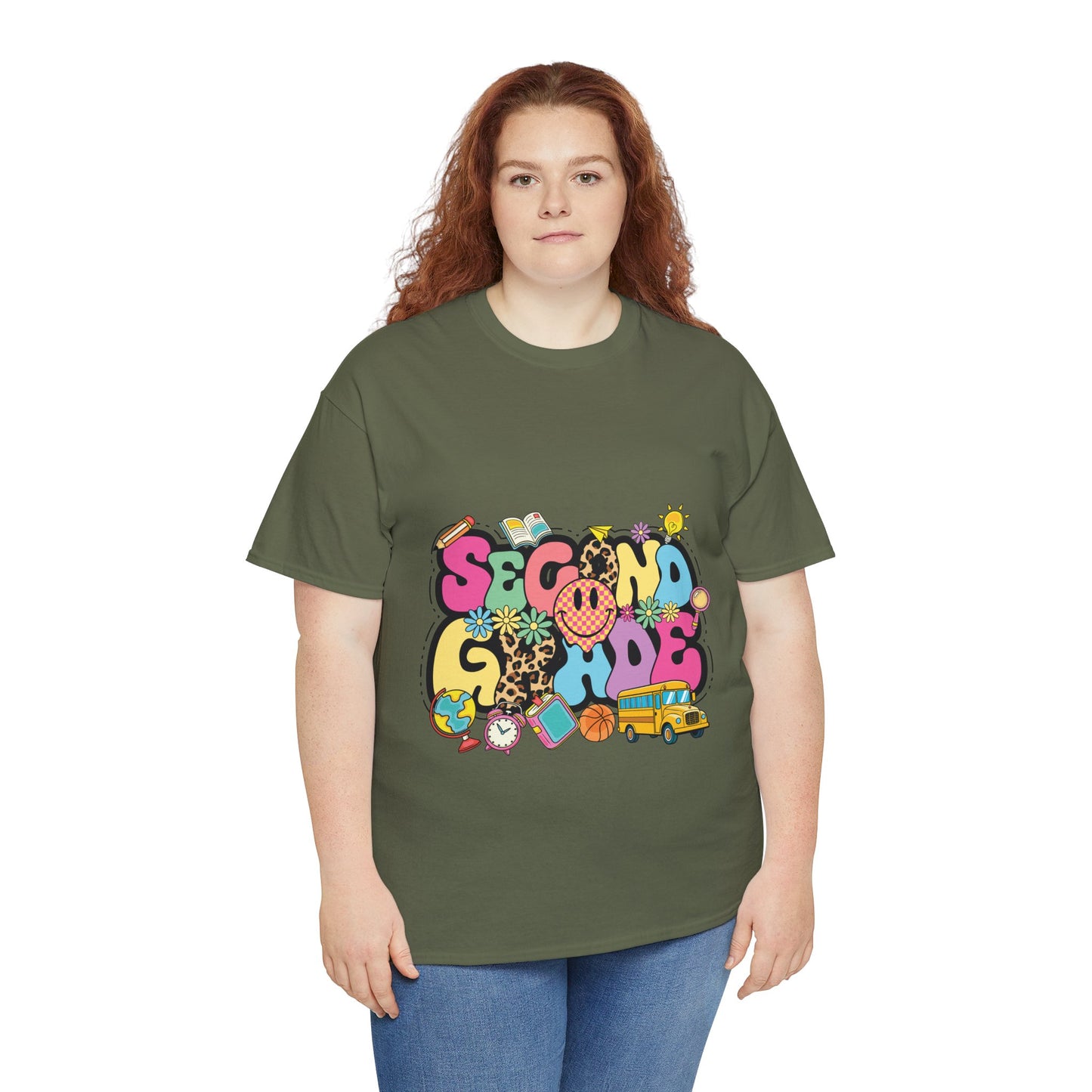 Second Grade Unisex Heavy Cotton Tee