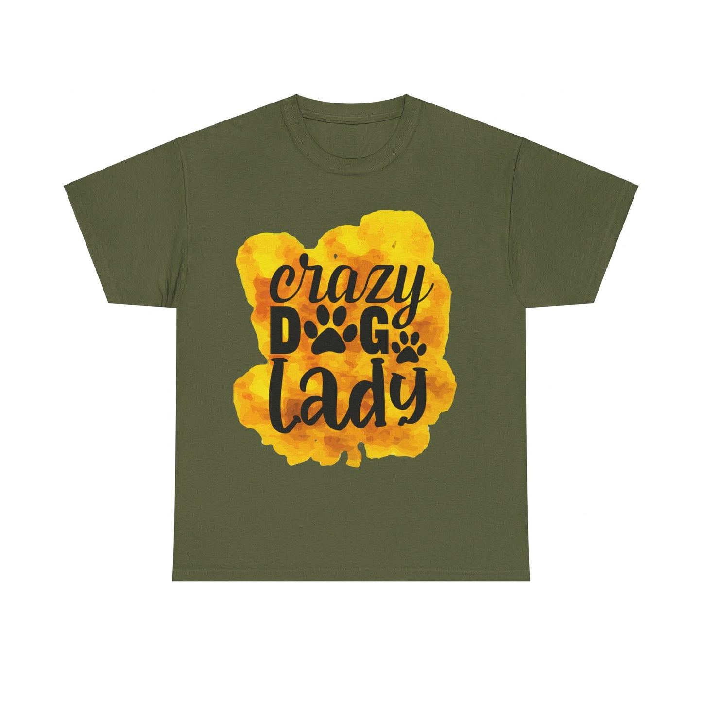 Crazy Dog Lady Unisex Heavy Cotton Tee