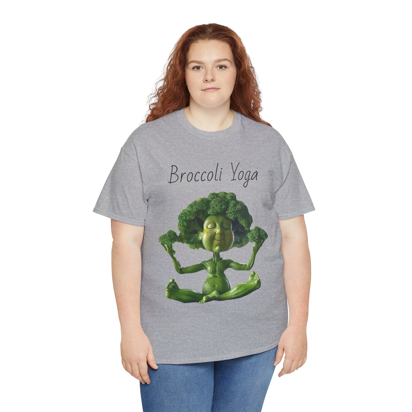 Broccoli Yoga Unisex Heavy Cotton Tee