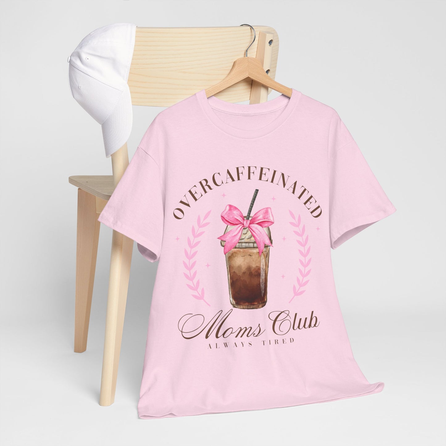 Over-caffeinated Mom Unisex Heavy Cotton Tee