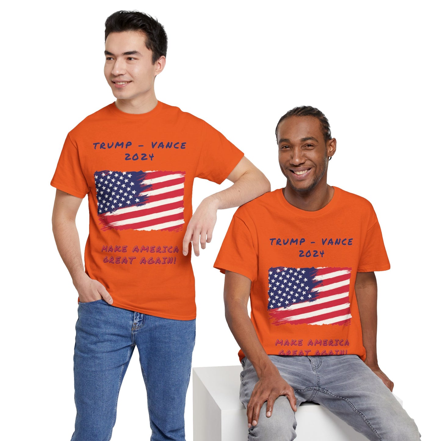 Trump Vance Unisex Heavy Cotton Tee